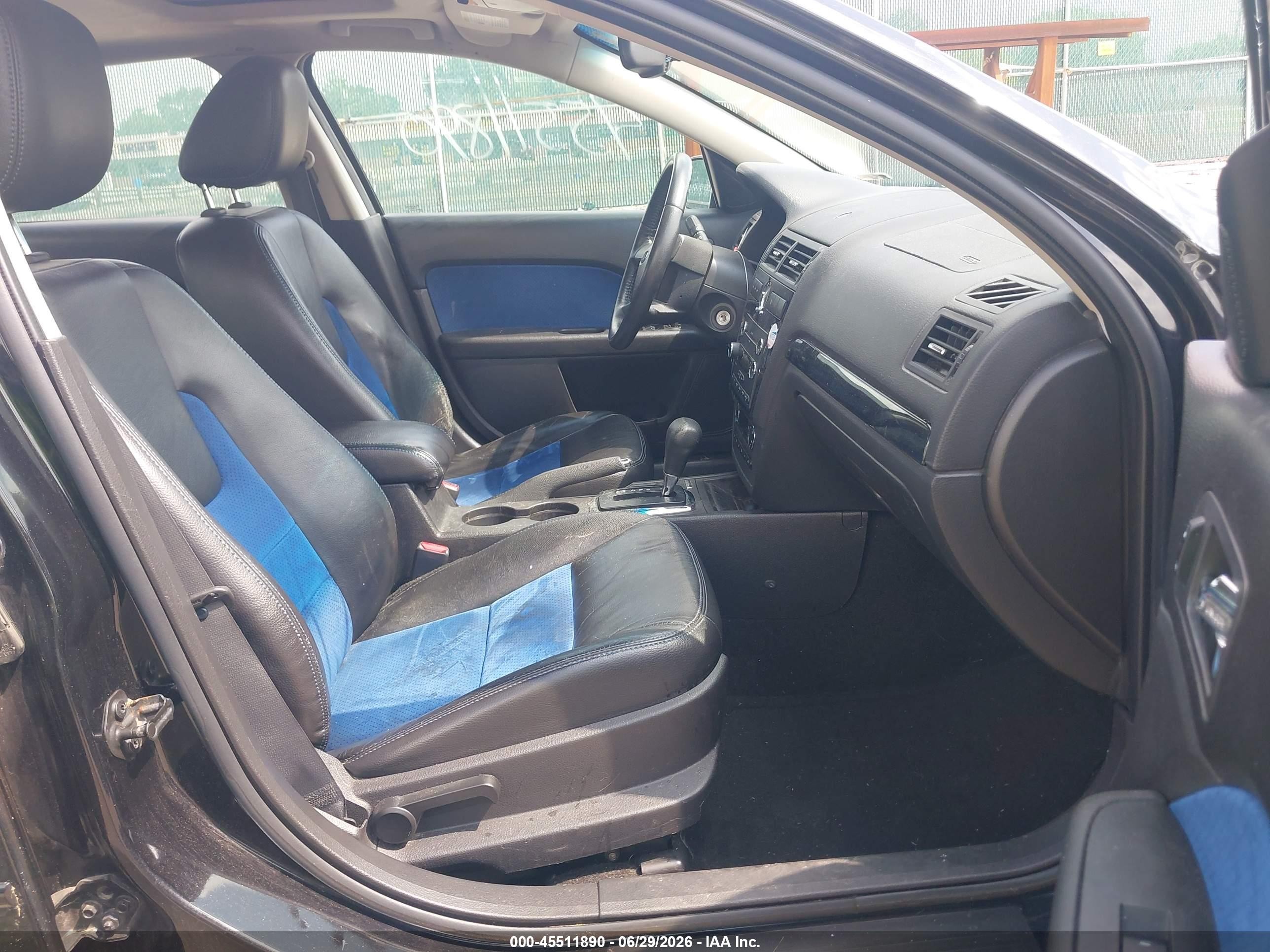 2009 Ford Fusion Sel Black vin: 3FAHP08159R103431