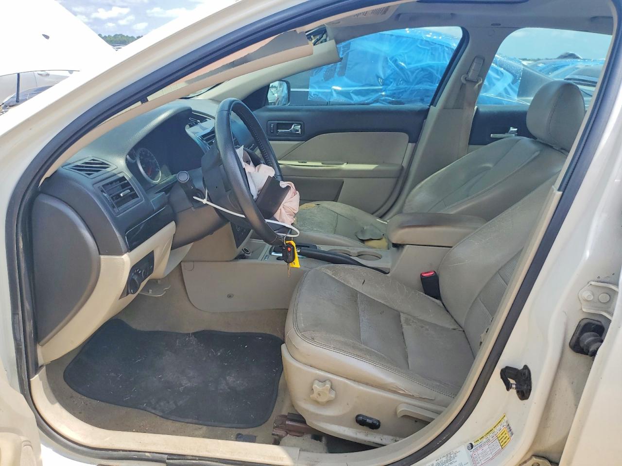 2009 Ford Fusion Sel White vin: 3FAHP08159R113795
