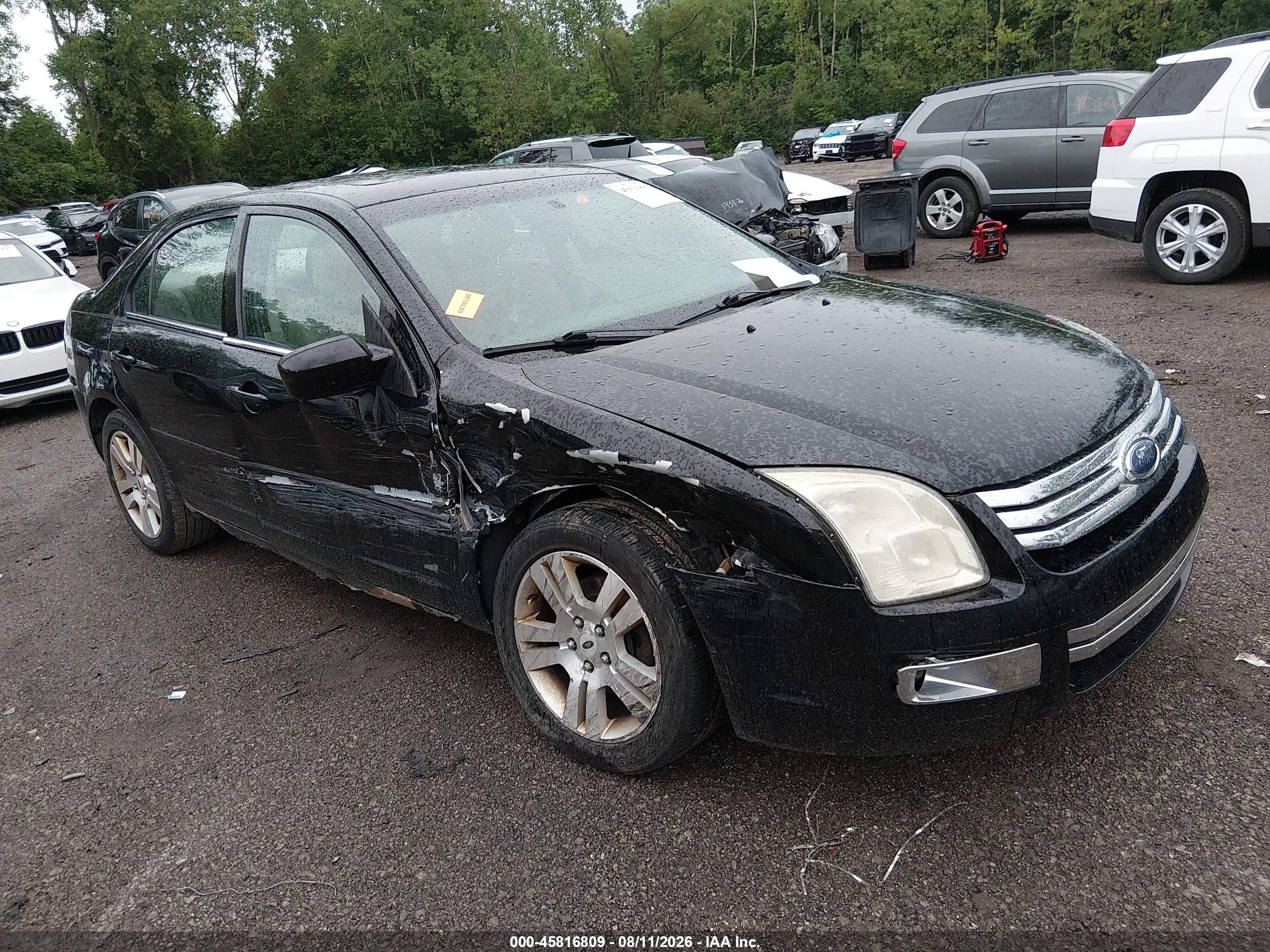 2006 Ford Fusion Sel Black vin: 3FAHP08166R142315