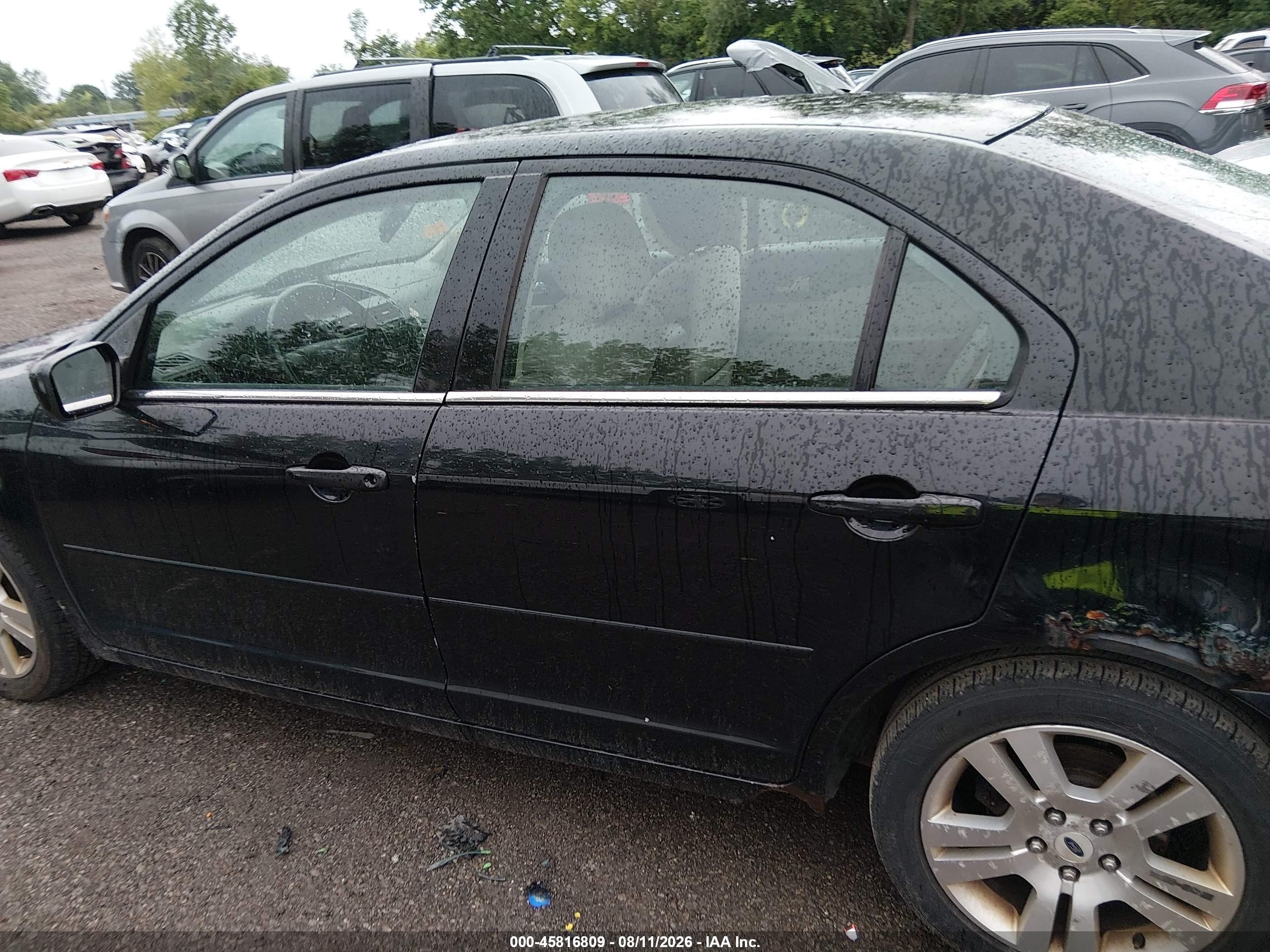 2006 Ford Fusion Sel Black vin: 3FAHP08166R142315