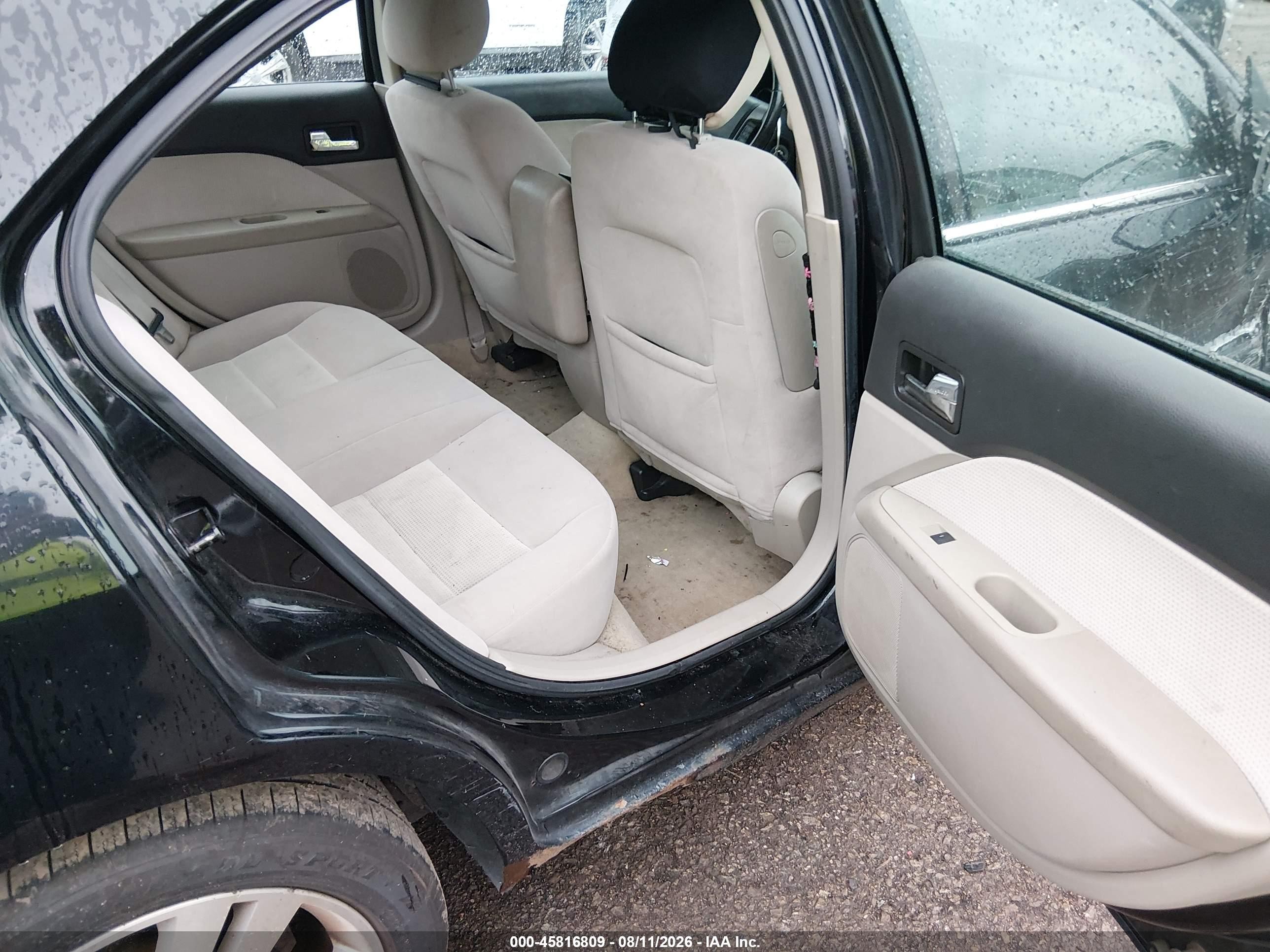2006 Ford Fusion Sel Black vin: 3FAHP08166R142315