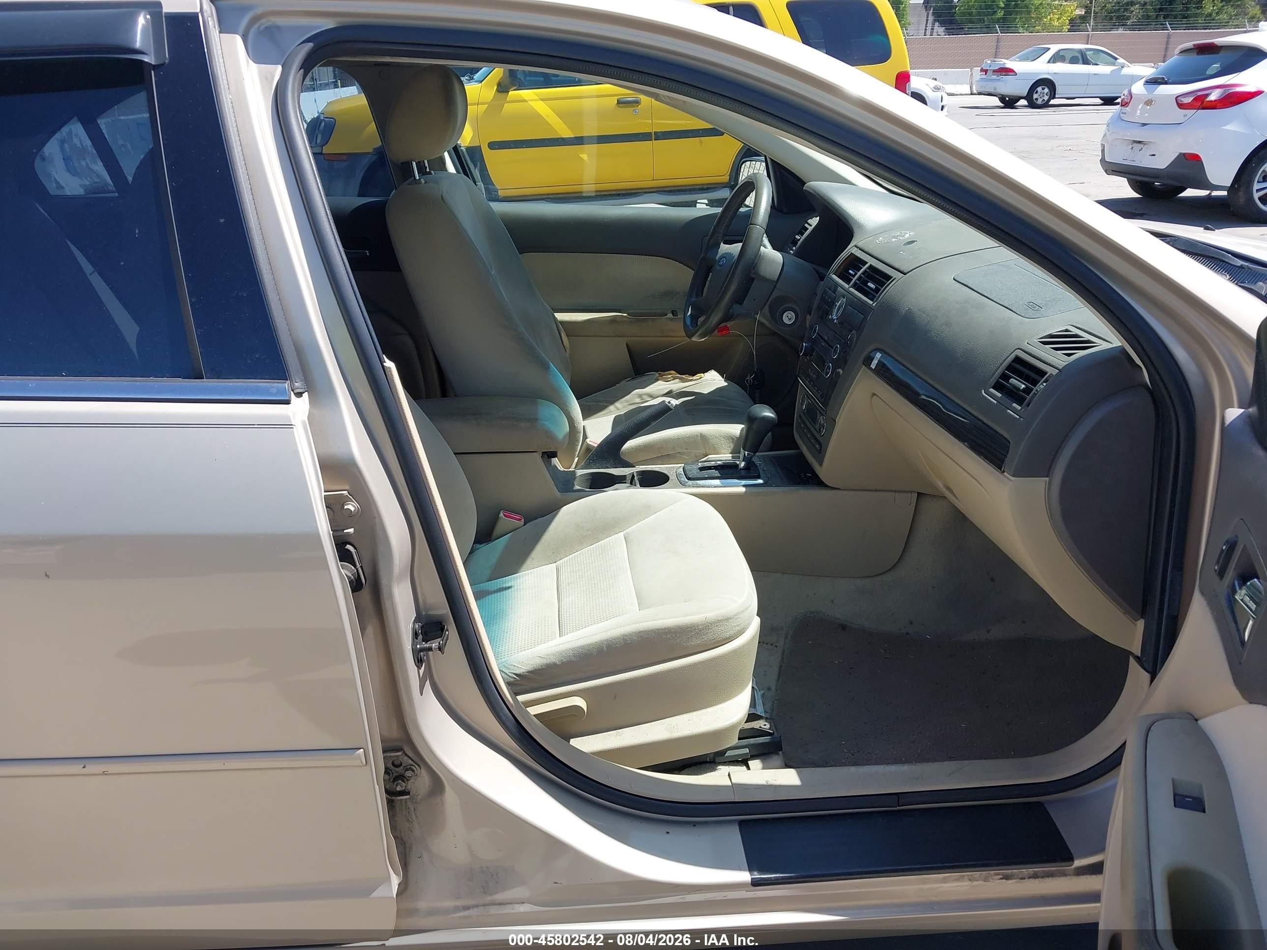 2008 Ford Fusion Sel Бежевый vin: 3FAHP08168R220496