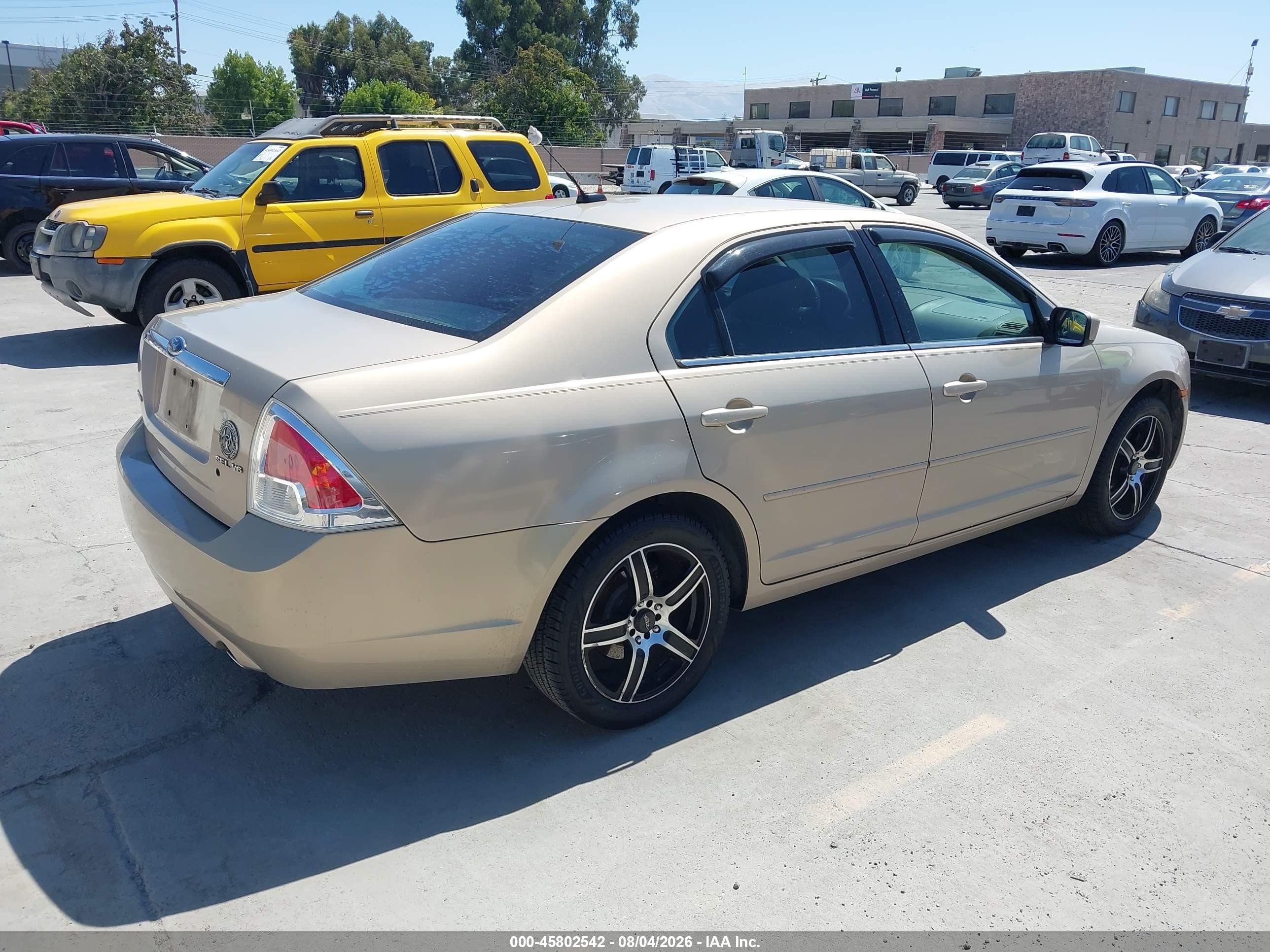 2008 Ford Fusion Sel Бежевый vin: 3FAHP08168R220496