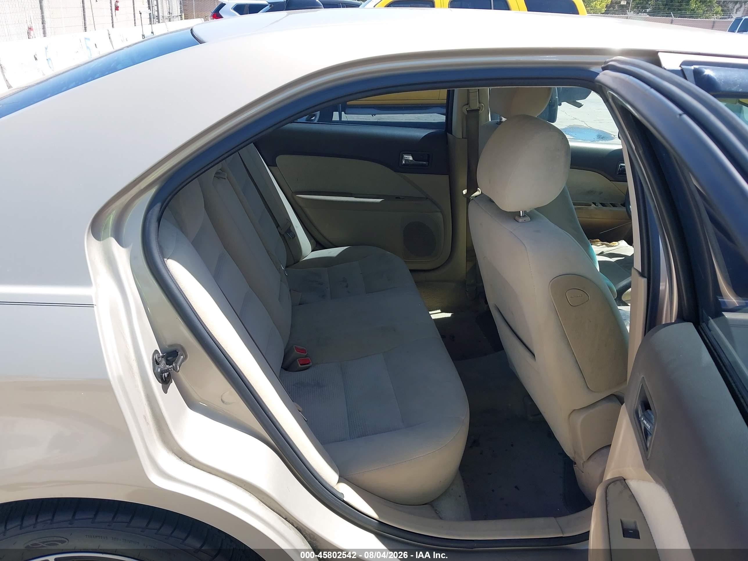 2008 Ford Fusion Sel Бежевый vin: 3FAHP08168R220496