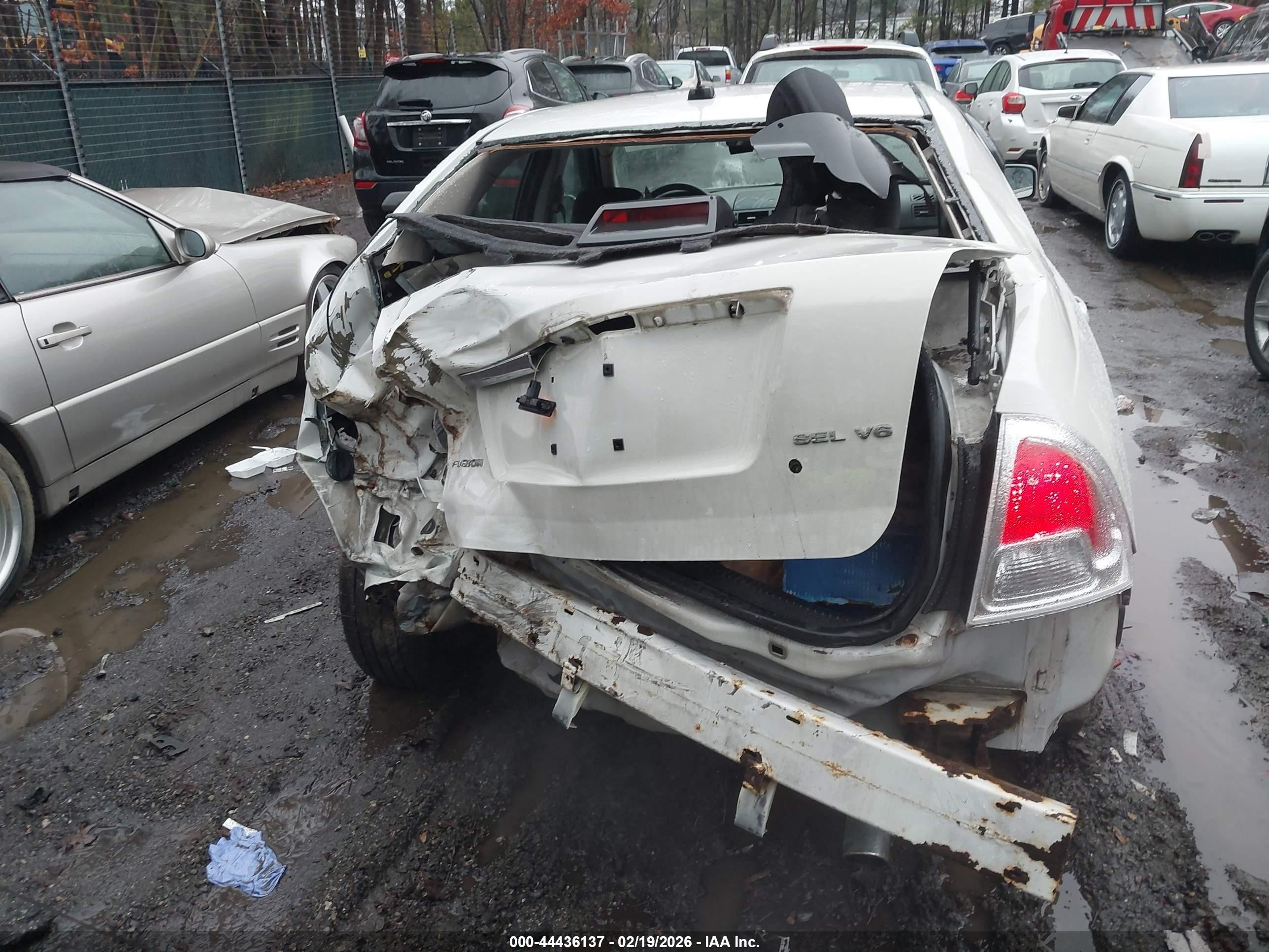 2009 Ford Fusion Sel White vin: 3FAHP08169R105785