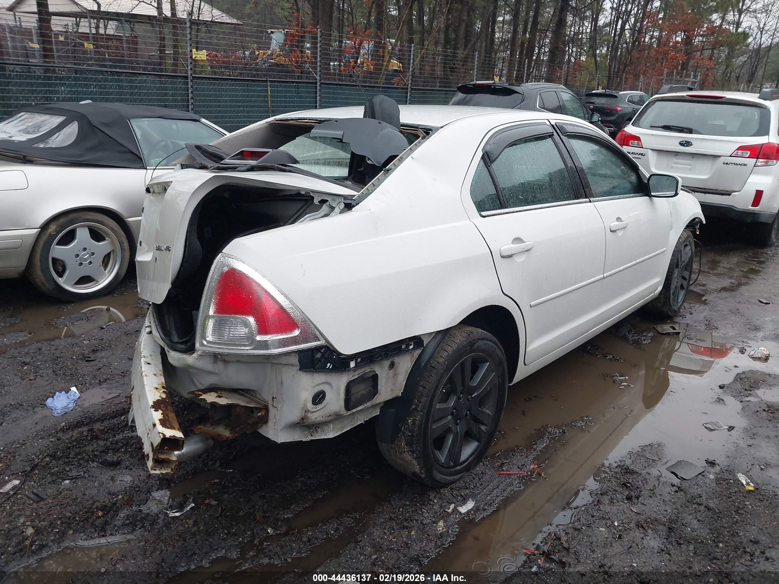 2009 Ford Fusion Sel White vin: 3FAHP08169R105785