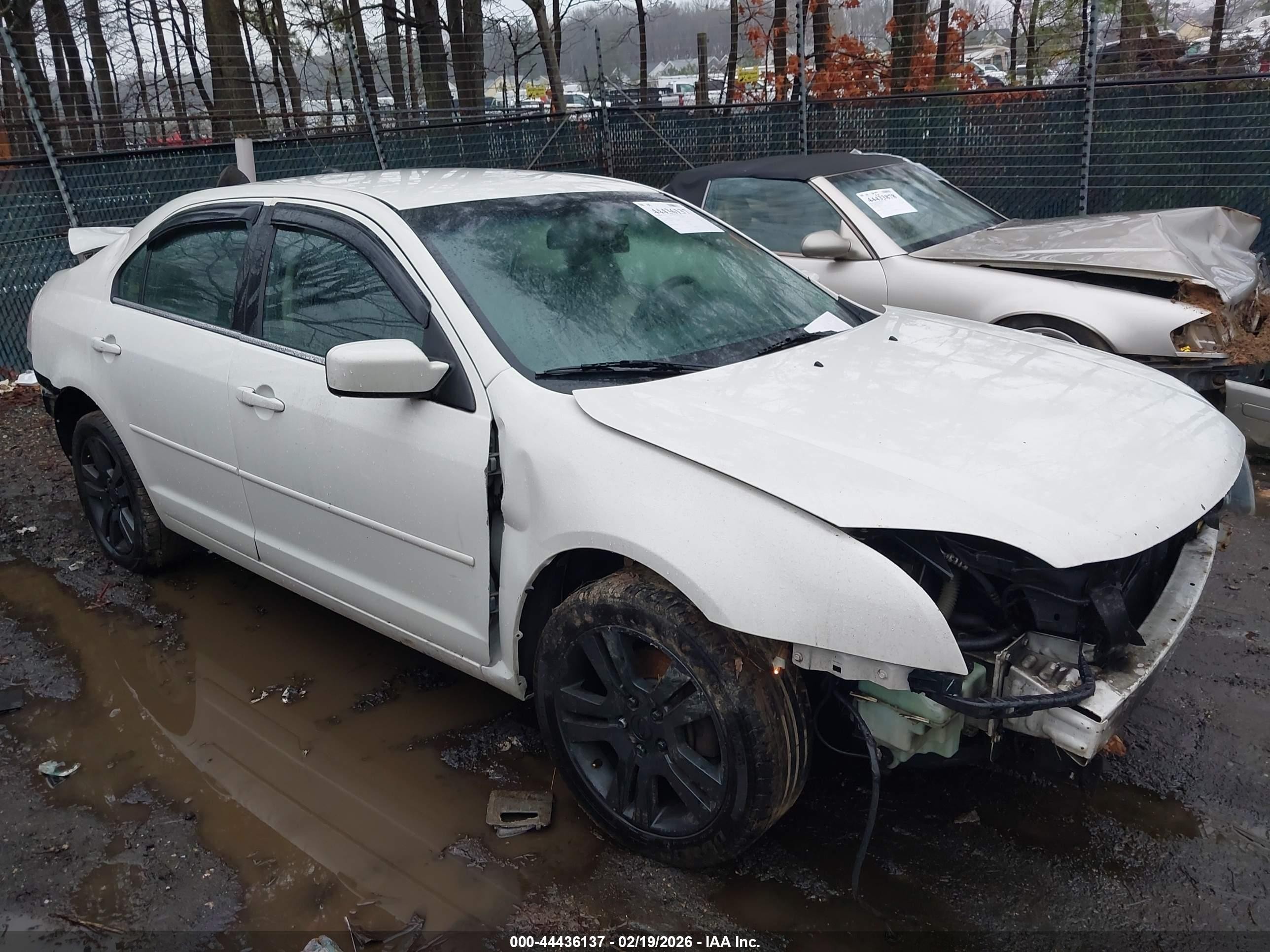 2009 Ford Fusion Sel White vin: 3FAHP08169R105785