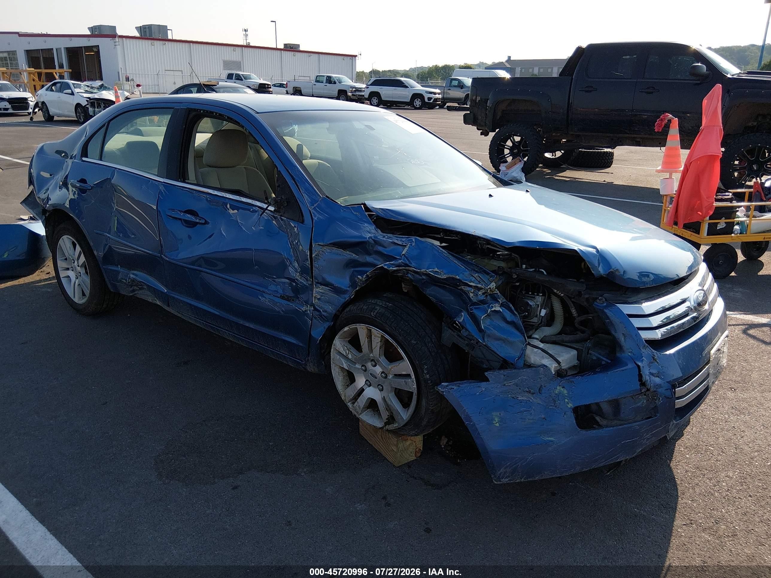 2009 Ford Fusion Sel Blue vin: 3FAHP08169R209225