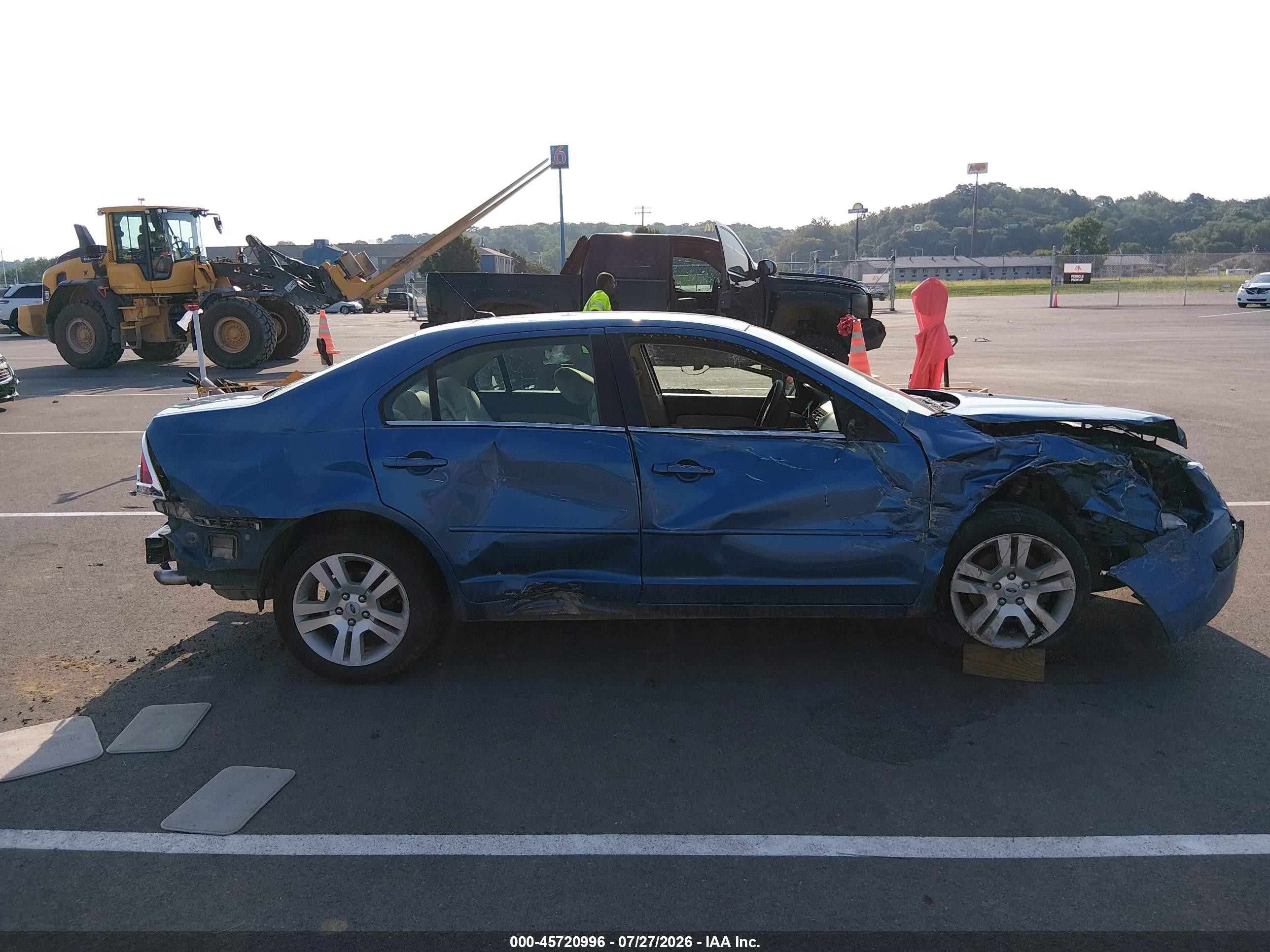 2009 Ford Fusion Sel Blue vin: 3FAHP08169R209225