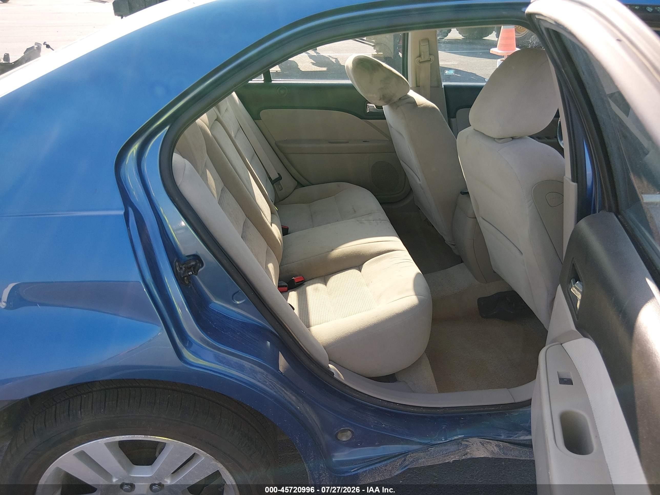 2009 Ford Fusion Sel Blue vin: 3FAHP08169R209225