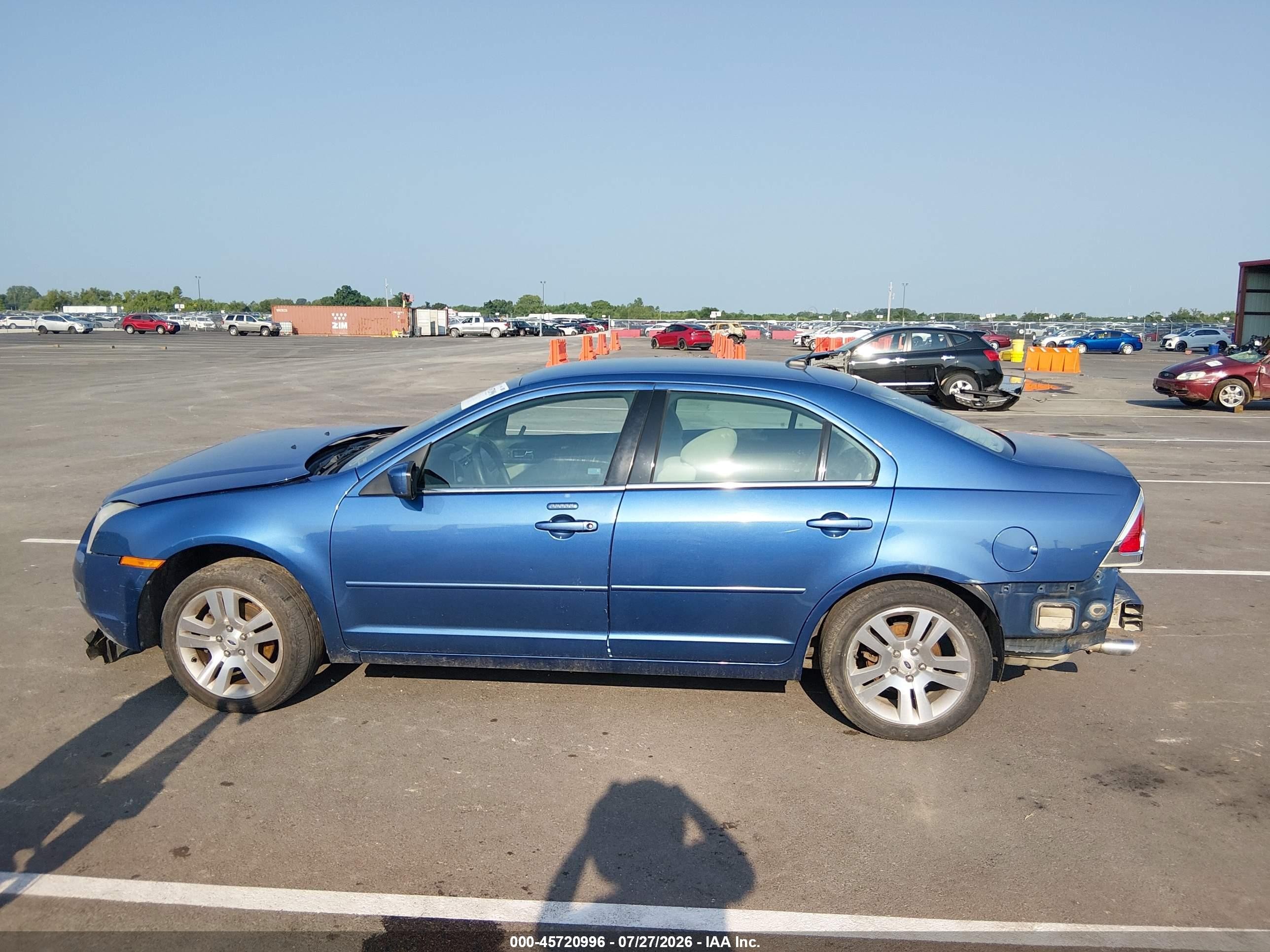 2009 Ford Fusion Sel Blue vin: 3FAHP08169R209225