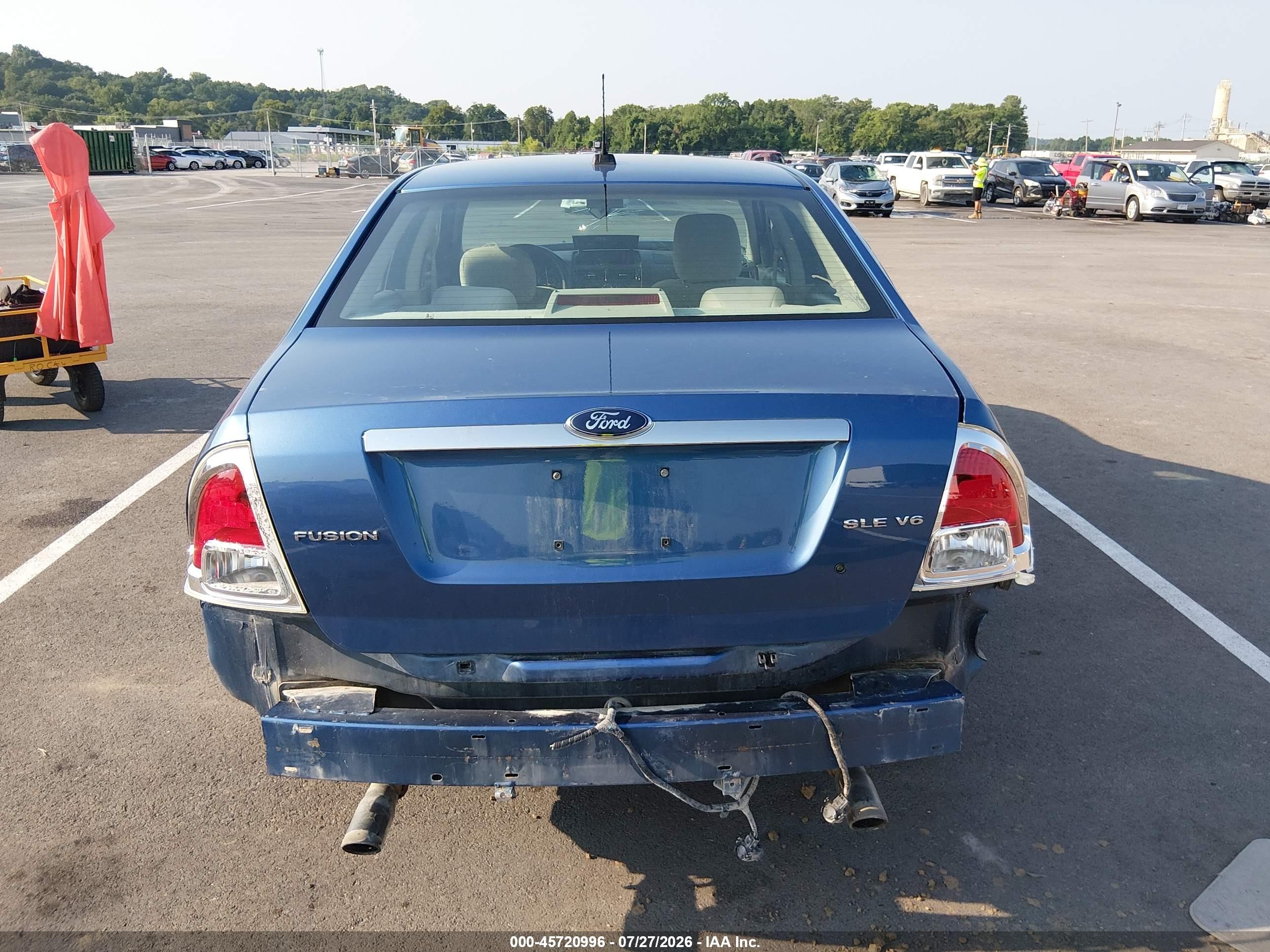 2009 Ford Fusion Sel Blue vin: 3FAHP08169R209225