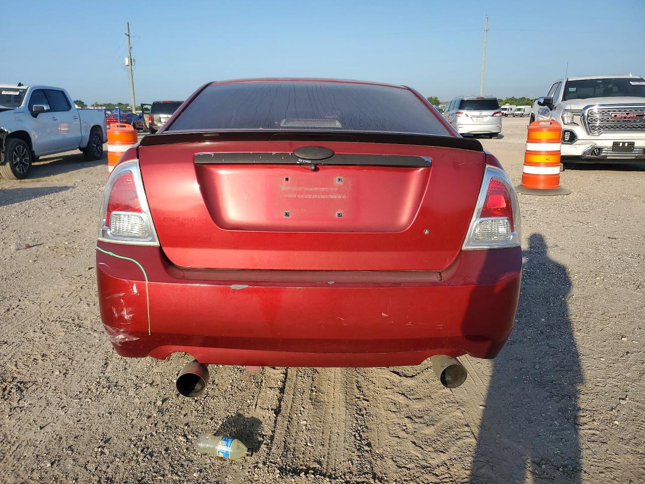 2007 Ford Fusion Sel Red vin: 3FAHP08177R107123