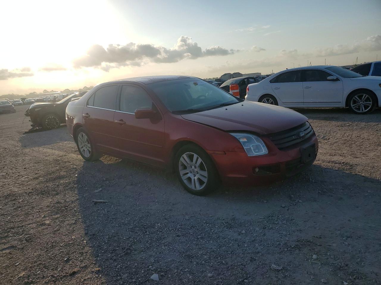 2007 Ford Fusion Sel Red vin: 3FAHP08177R107123
