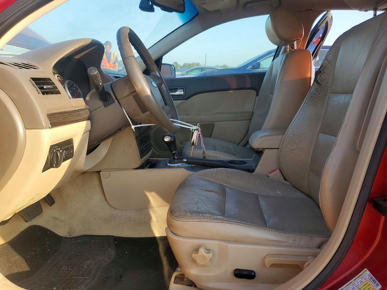 2007 Ford Fusion Sel Red vin: 3FAHP08177R107123