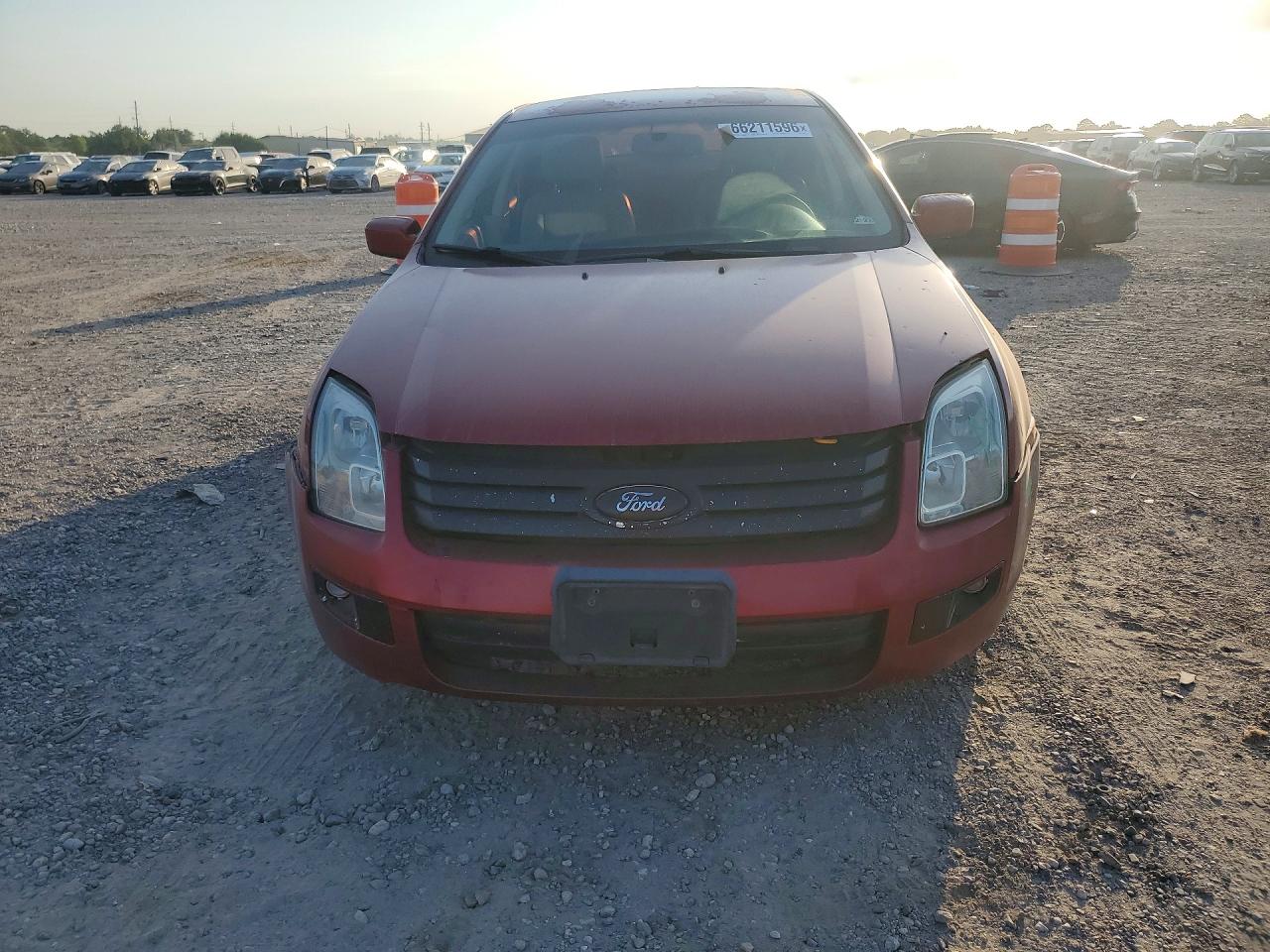 2007 Ford Fusion Sel Red vin: 3FAHP08177R107123