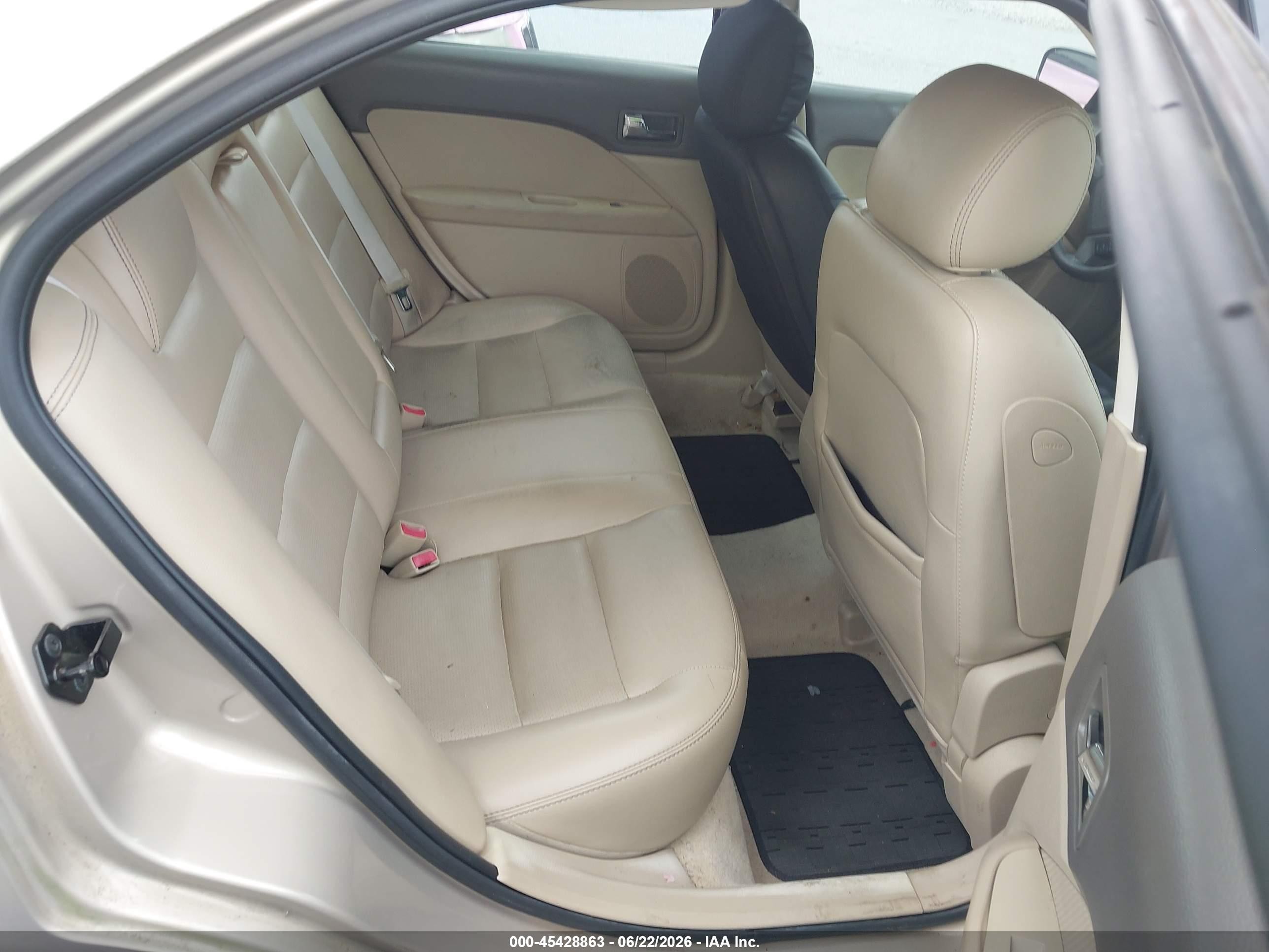 2007 Ford Fusion Sel Gold vin: 3FAHP08177R167550