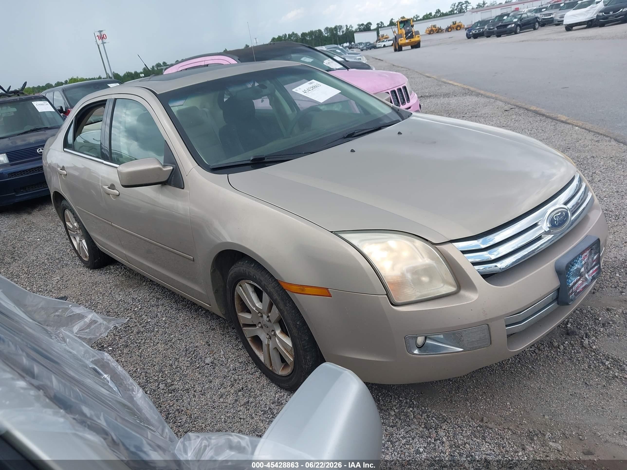 2007 Ford Fusion Sel Gold vin: 3FAHP08177R167550