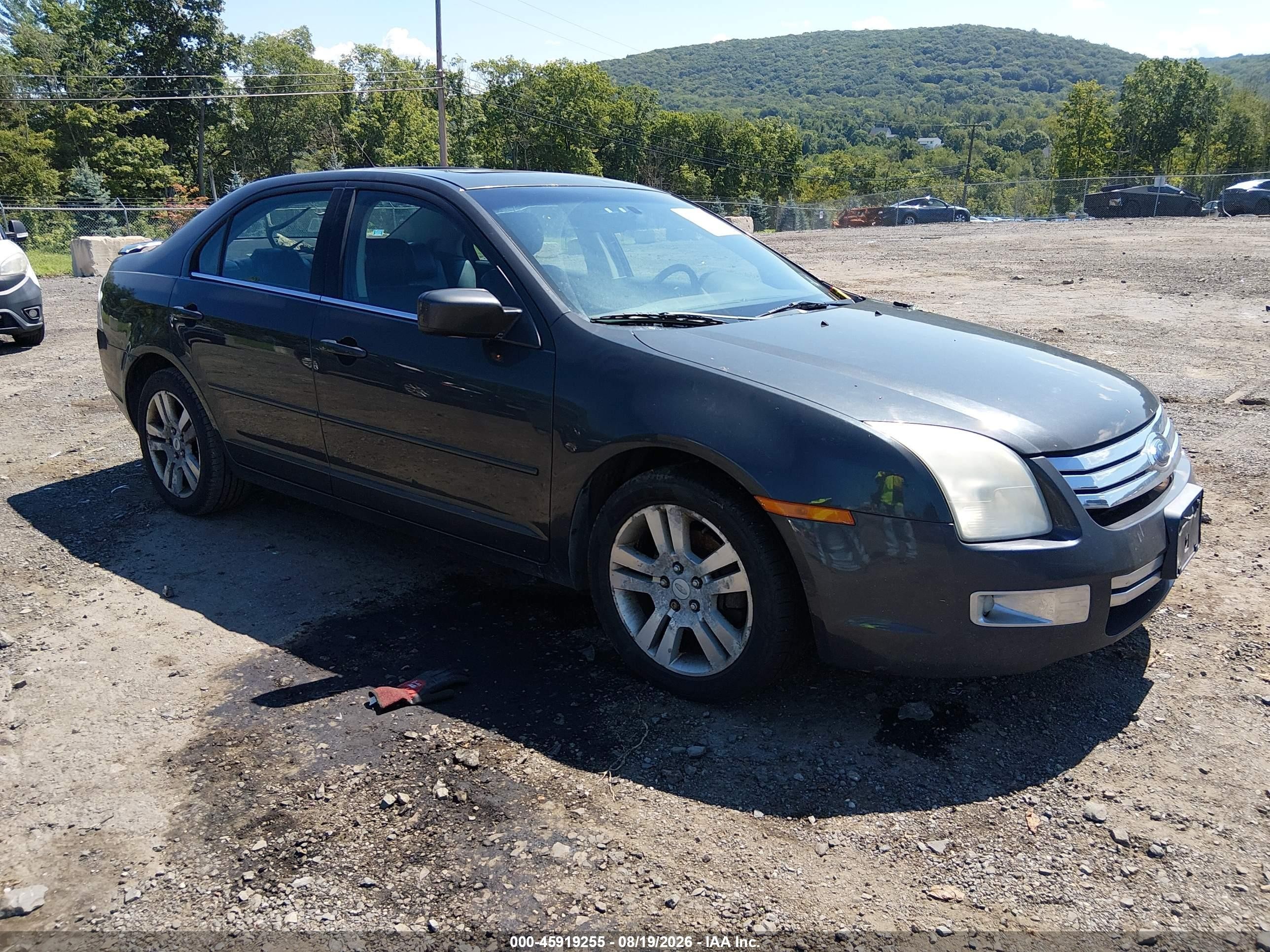 2007 Ford Fusion Sel Gray vin: 3FAHP08177R199561