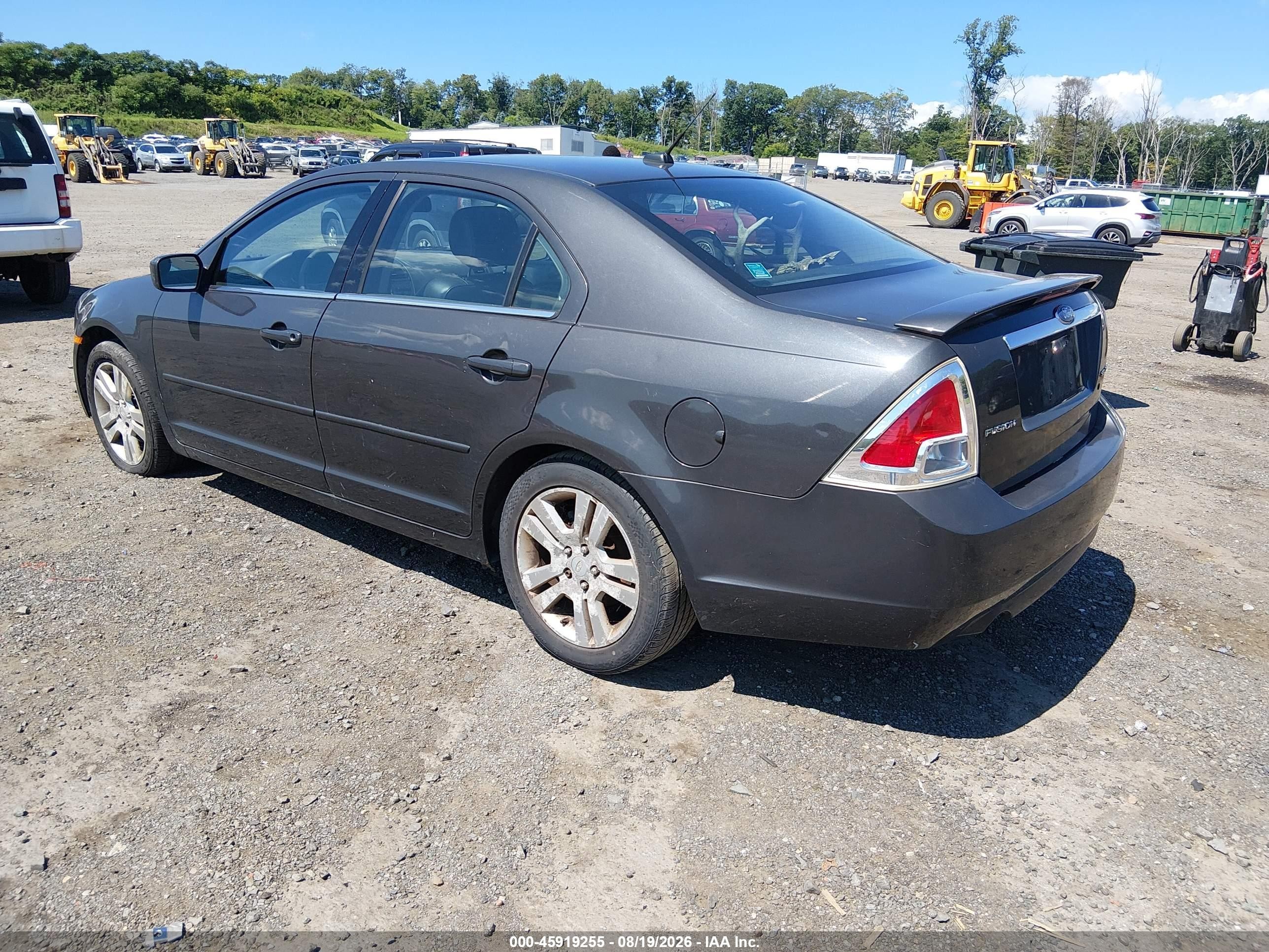 2007 Ford Fusion Sel Серый vin: 3FAHP08177R199561