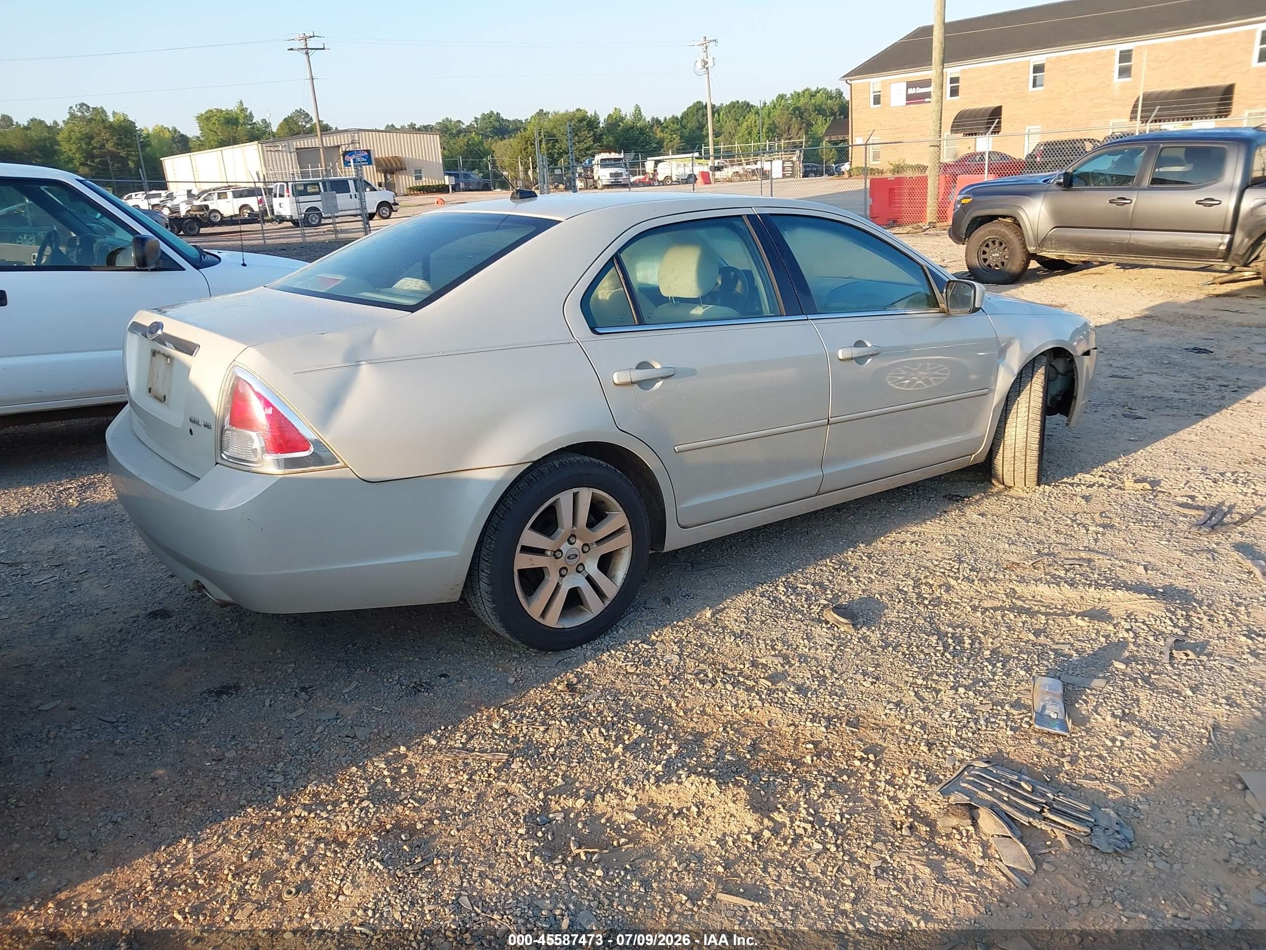 2008 Ford Fusion Sel Cream vin: 3FAHP08178R189520
