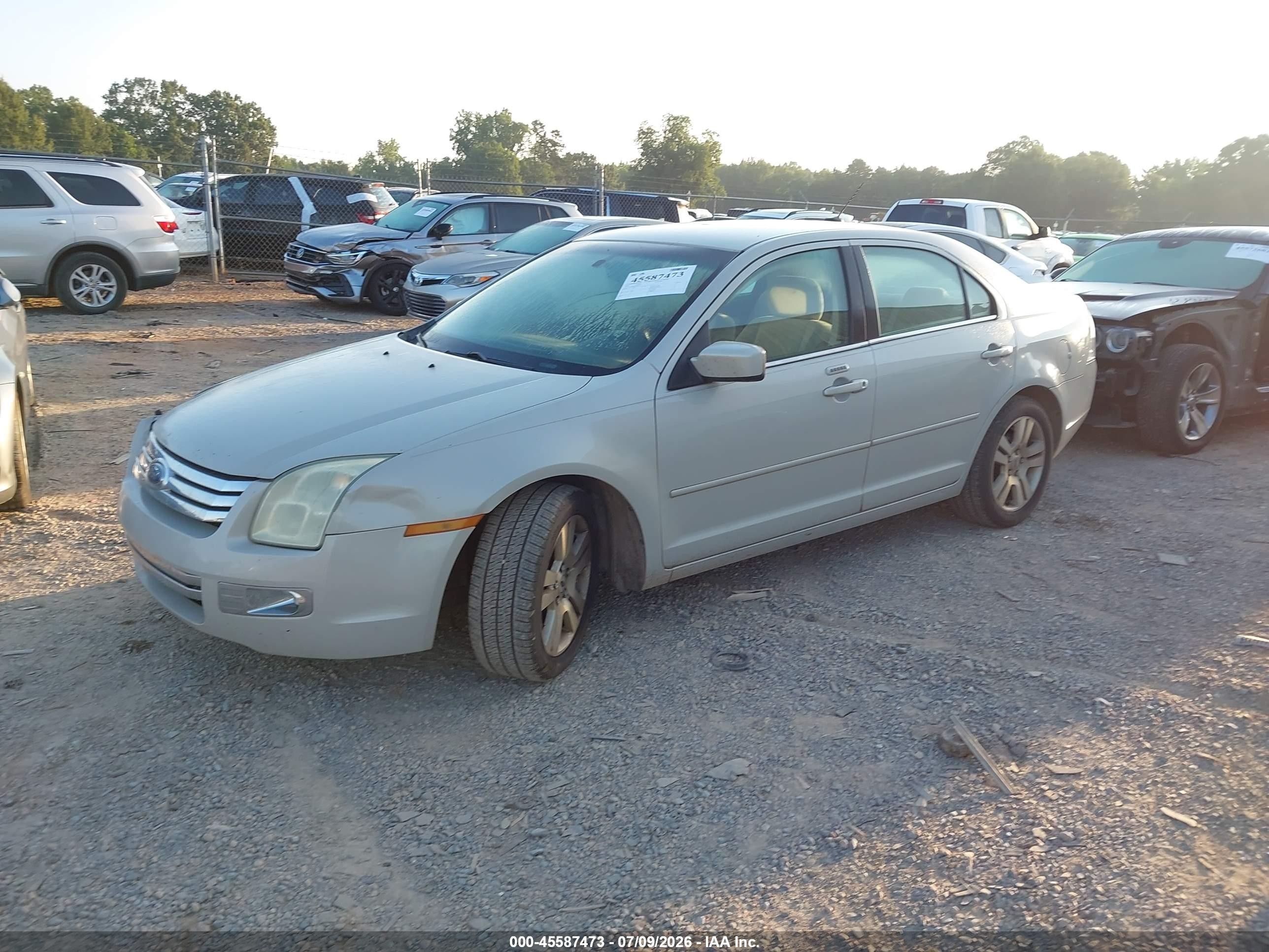 2008 Ford Fusion Sel Cream vin: 3FAHP08178R189520