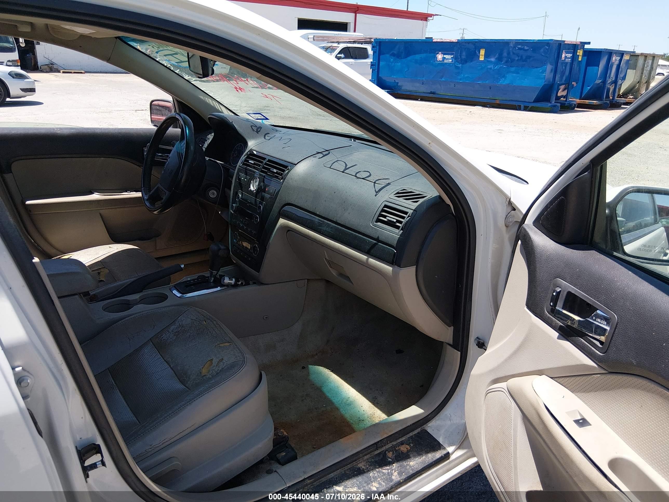 2009 Ford Fusion Sel Cream vin: 3FAHP08179R145681