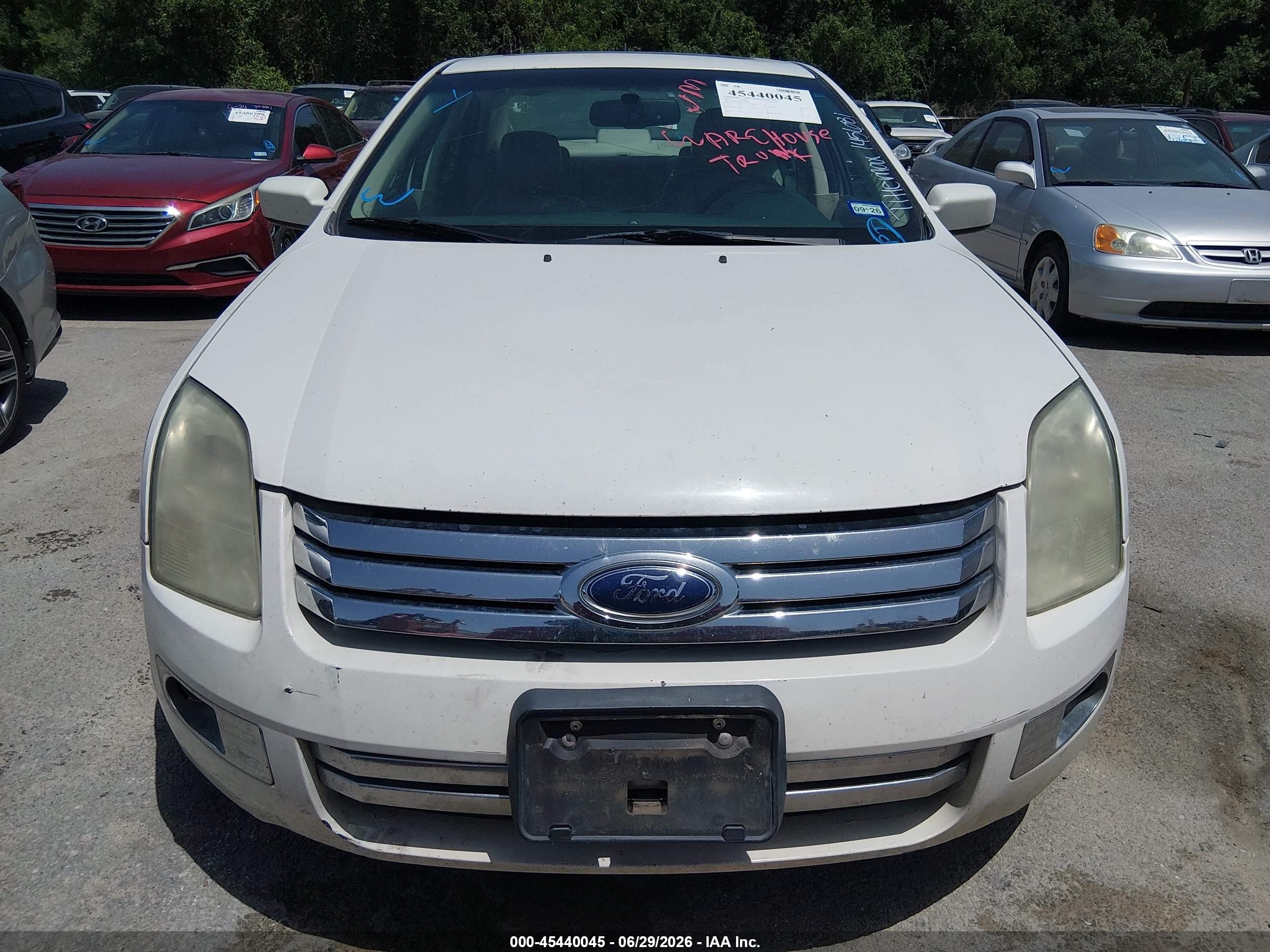 2009 Ford Fusion Sel Cream vin: 3FAHP08179R145681