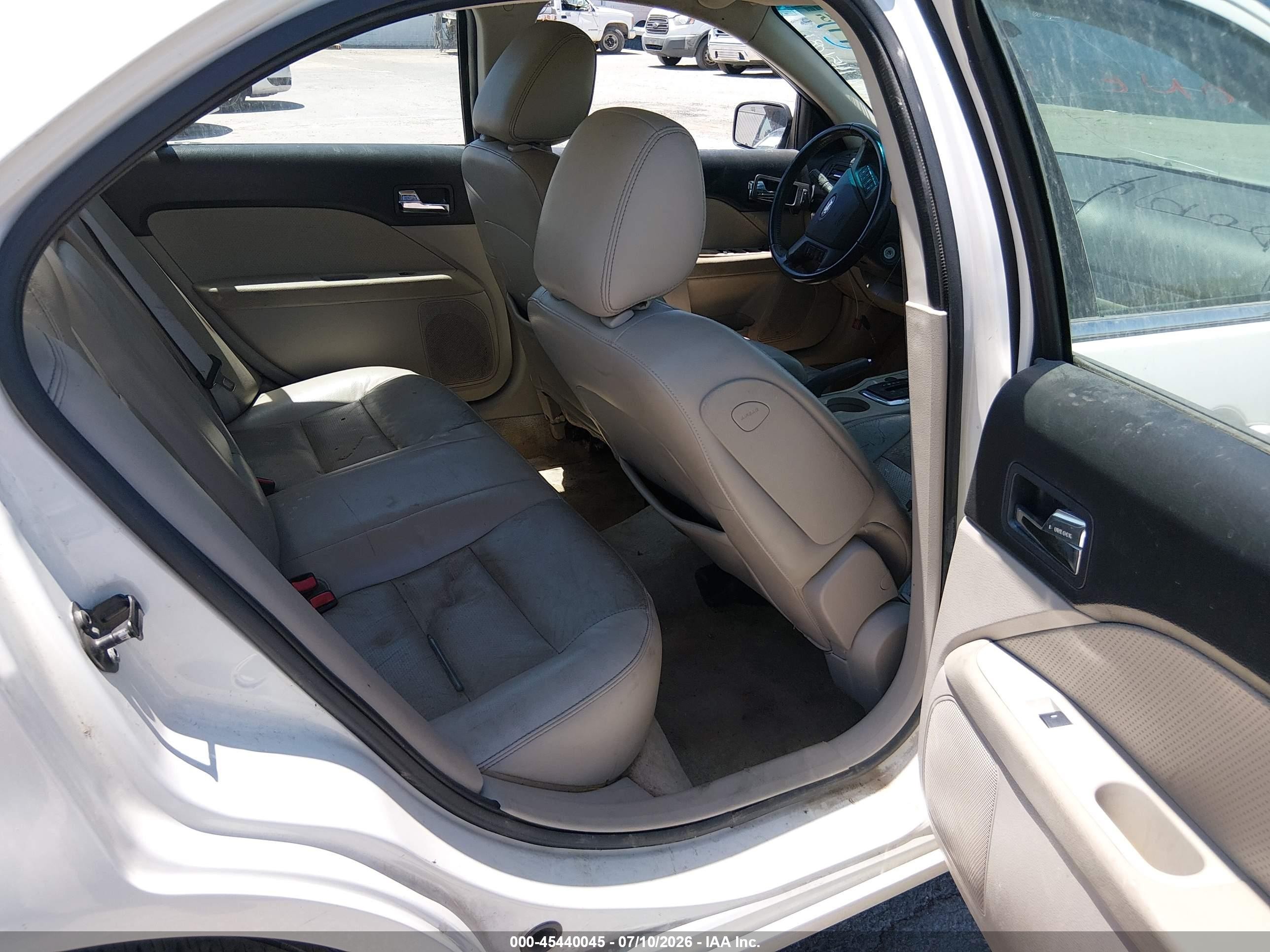 2009 Ford Fusion Sel Cream vin: 3FAHP08179R145681