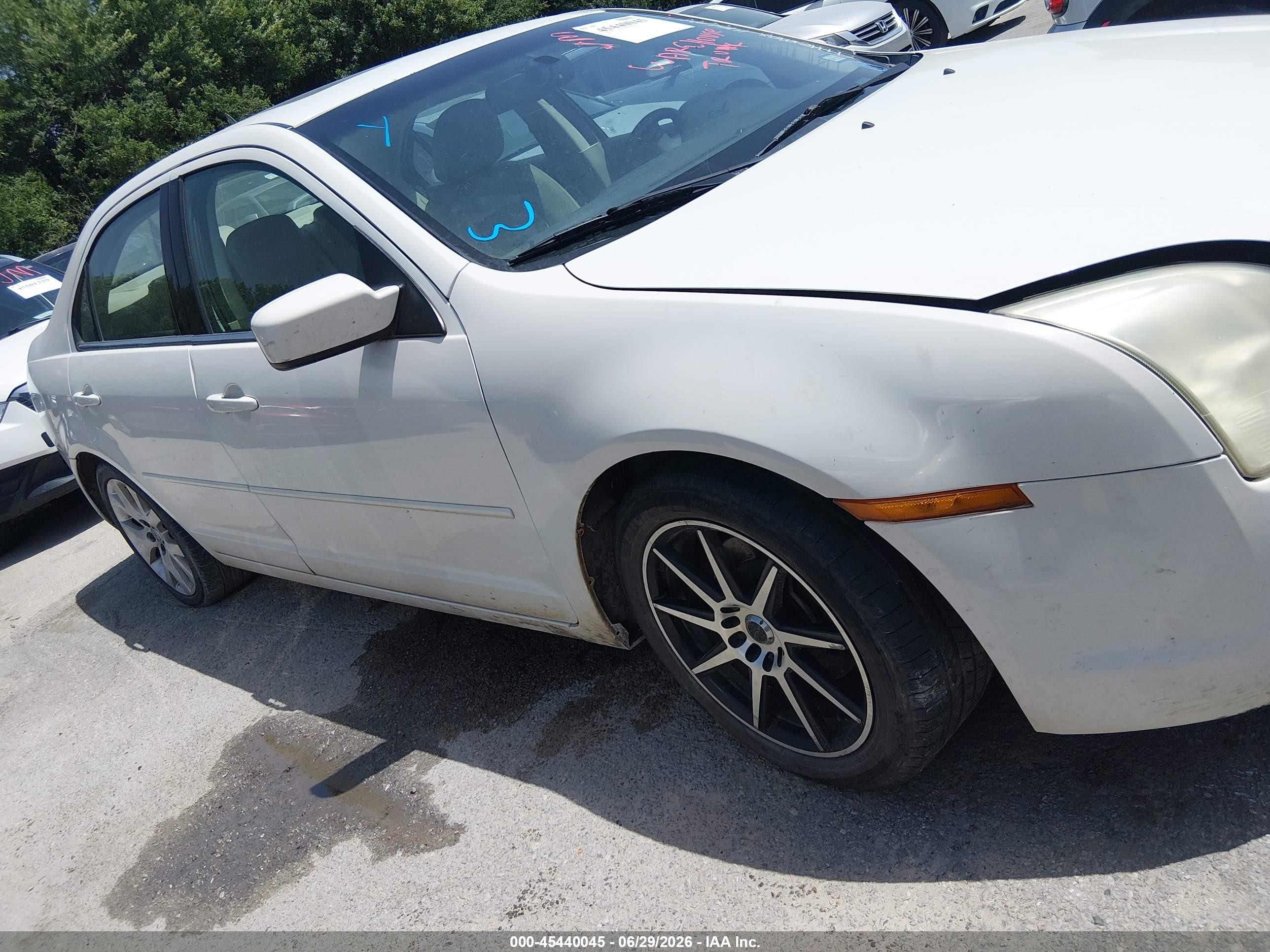 2009 Ford Fusion Sel Cream vin: 3FAHP08179R145681