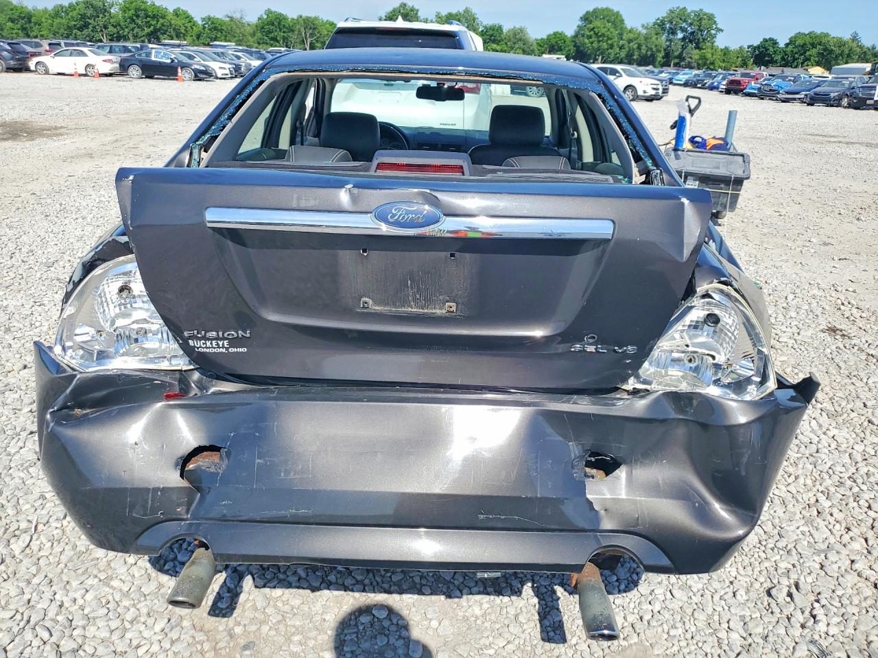 2006 Ford Fusion Sel Gray vin: 3FAHP08186R185571