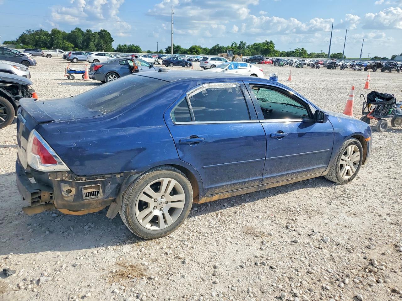 2007 Ford Fusion Sel Blue vin: 3FAHP08187R156508
