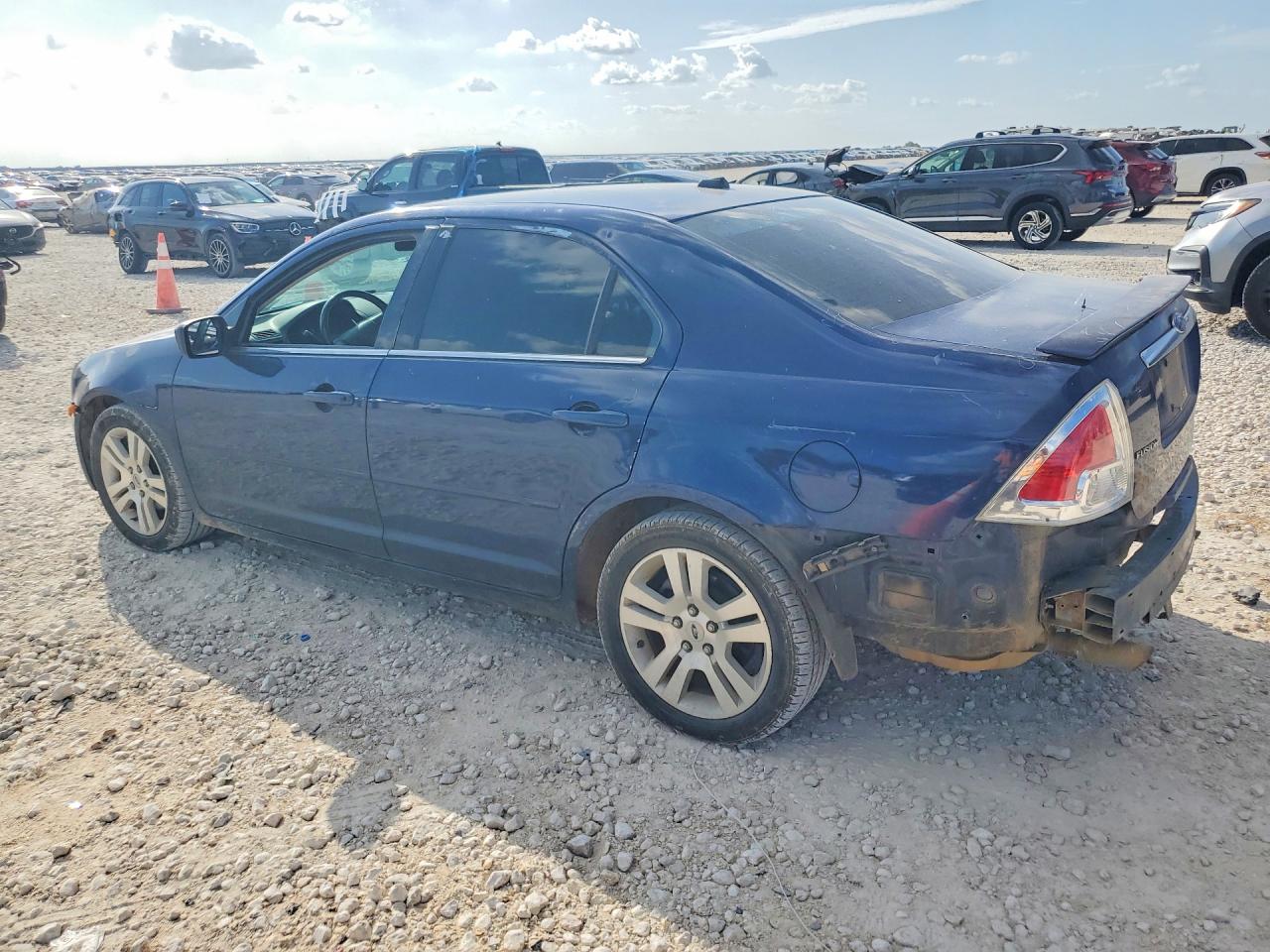 2007 Ford Fusion Sel Blue vin: 3FAHP08187R156508