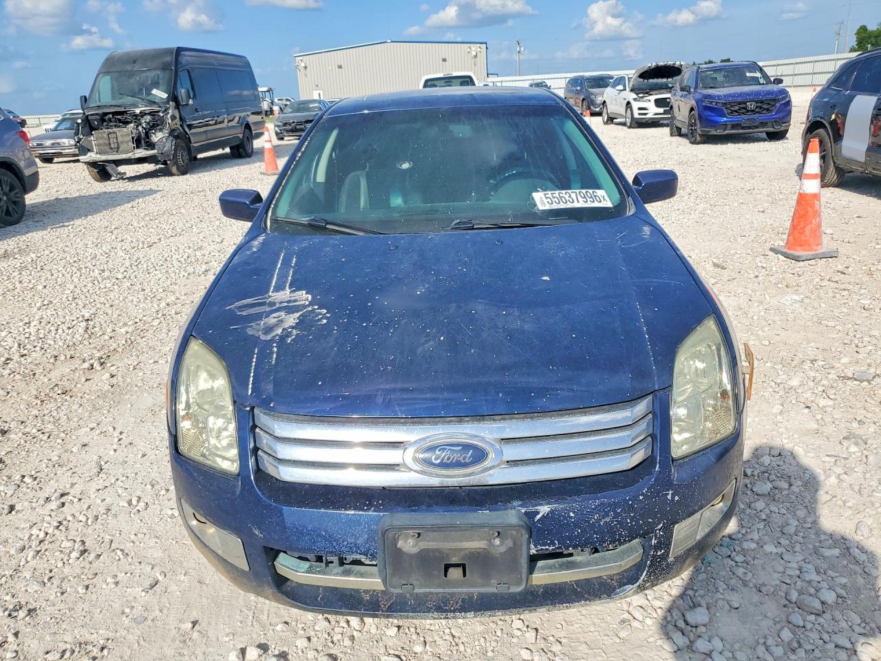 2007 Ford Fusion Sel Blue vin: 3FAHP08187R156508