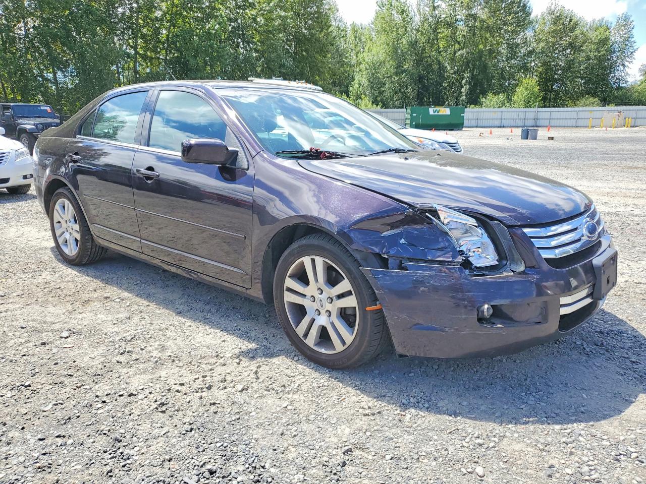 2007 Ford Fusion Sel Purple vin: 3FAHP08187R184681
