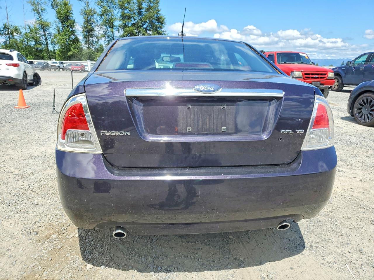 2007 Ford Fusion Sel Purple vin: 3FAHP08187R184681