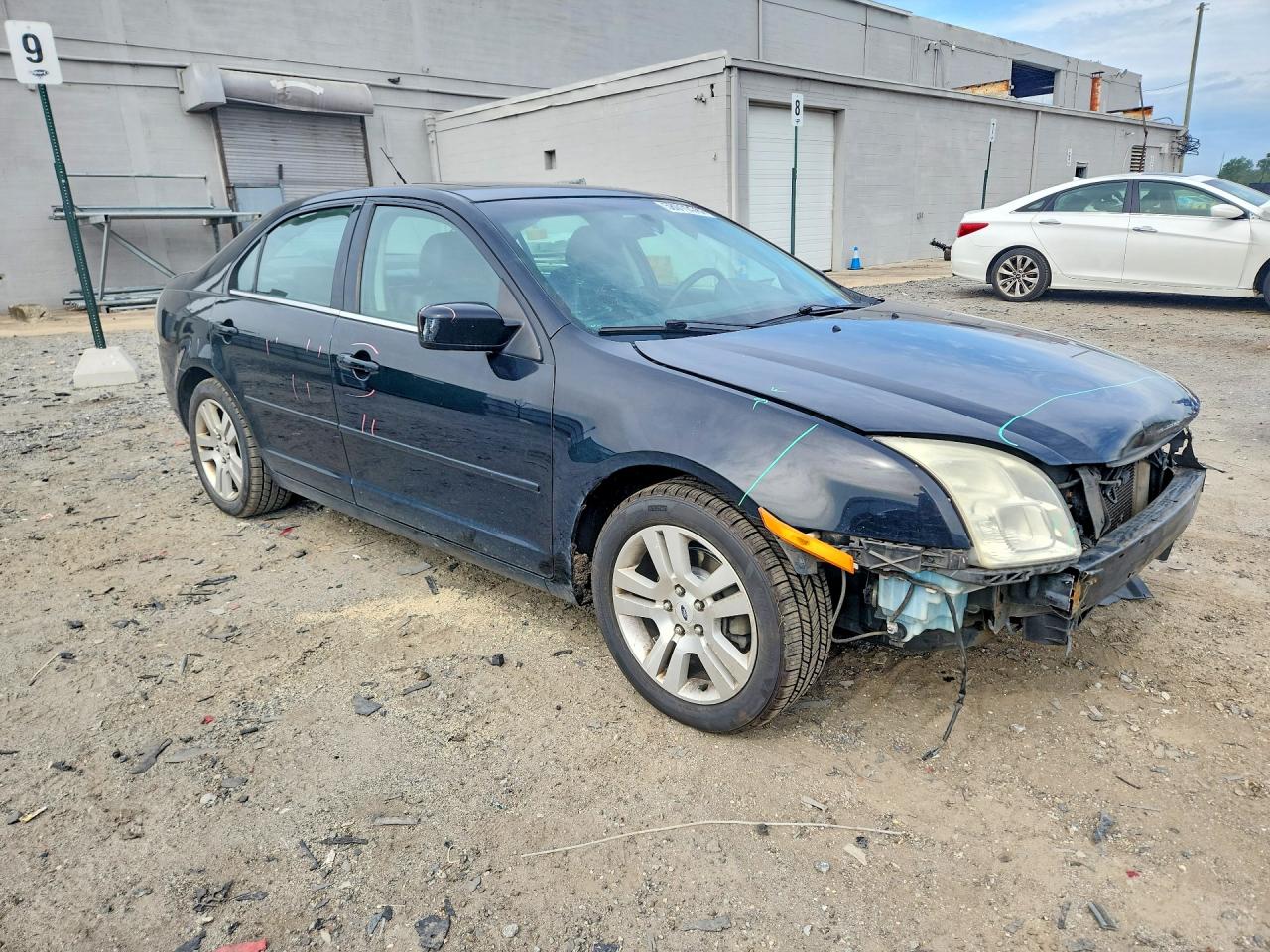 2007 Ford Fusion Black vin: 3FAHP08187R233460