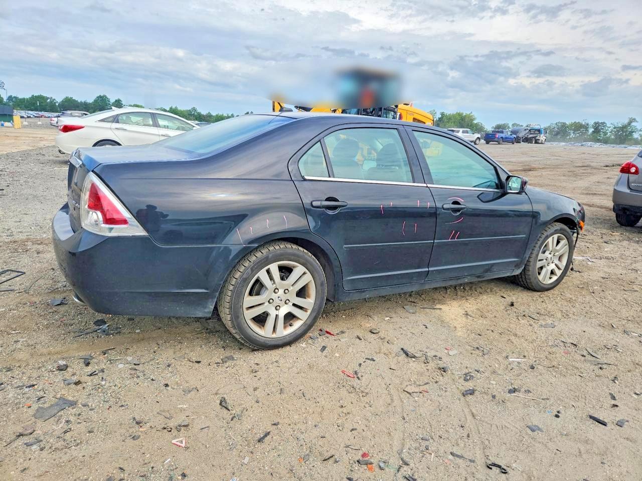 2007 Ford Fusion Black vin: 3FAHP08187R233460