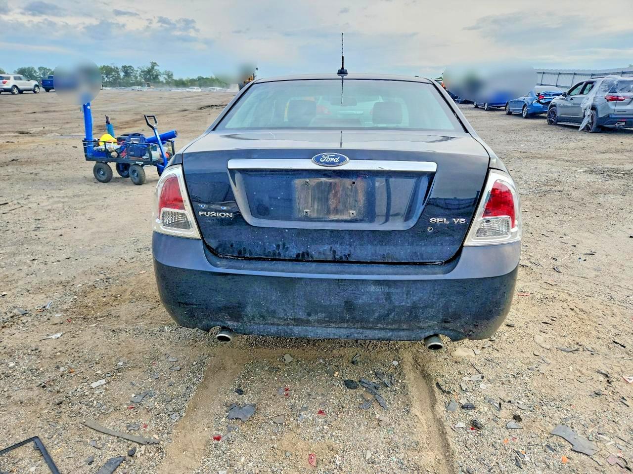 2007 Ford Fusion Black vin: 3FAHP08187R233460