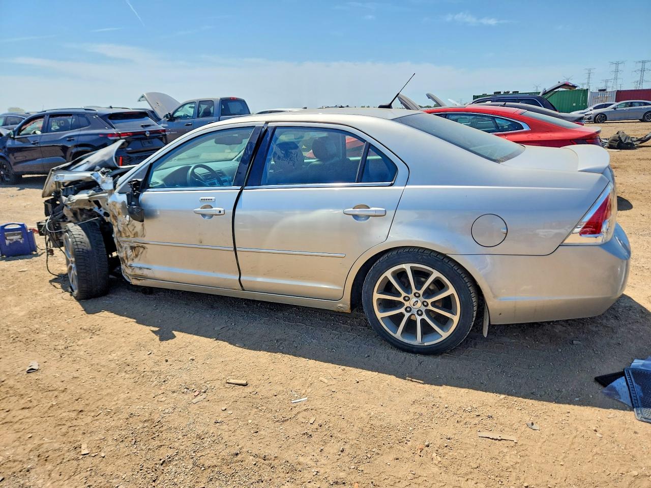 2008 Ford Fusion Sel Silver vin: 3FAHP08188R108914
