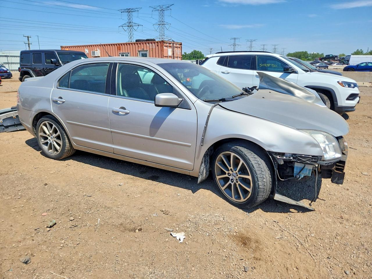 2008 Ford Fusion Sel Silver vin: 3FAHP08188R108914