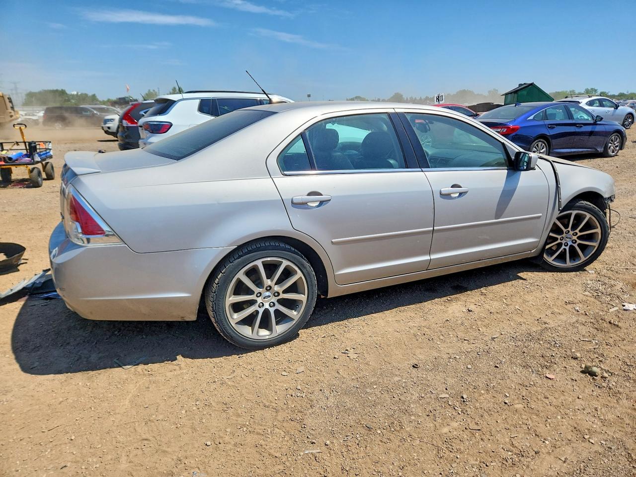 2008 Ford Fusion Sel Silver vin: 3FAHP08188R108914