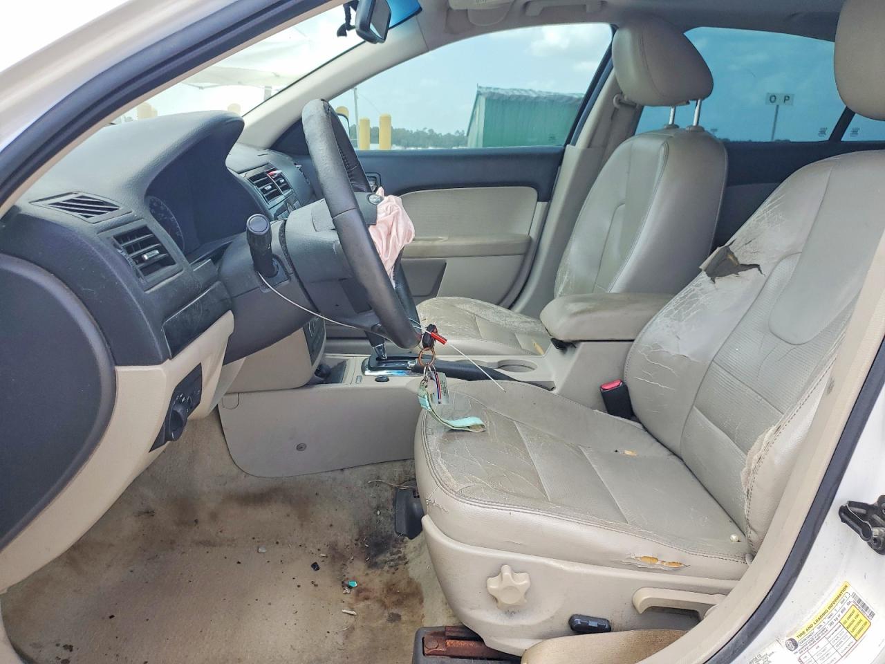 2009 Ford Fusion Sel Белый vin: 3FAHP08189R110647