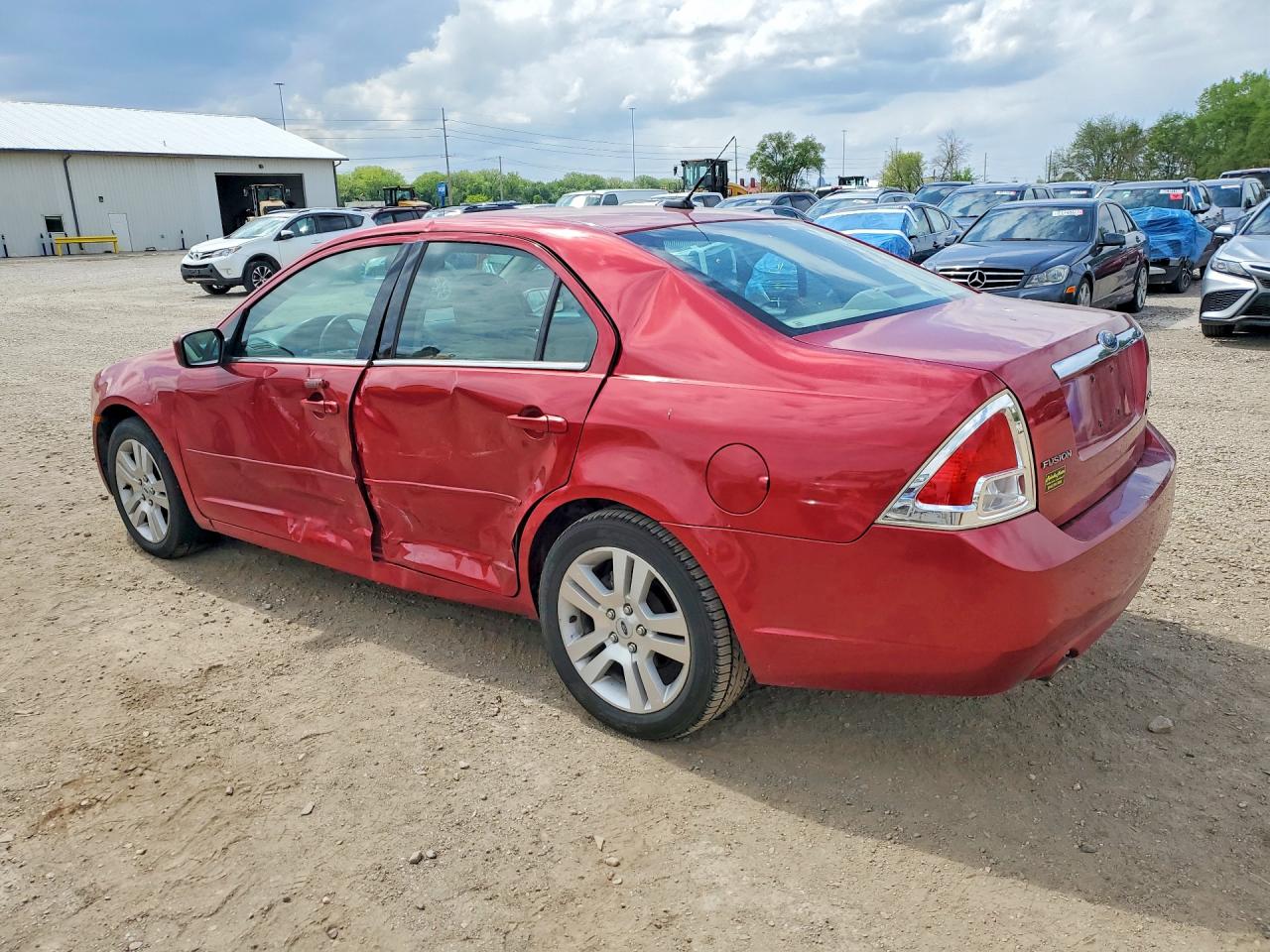 2009 Ford Fusion Sel Maroon vin: 3FAHP08189R163347
