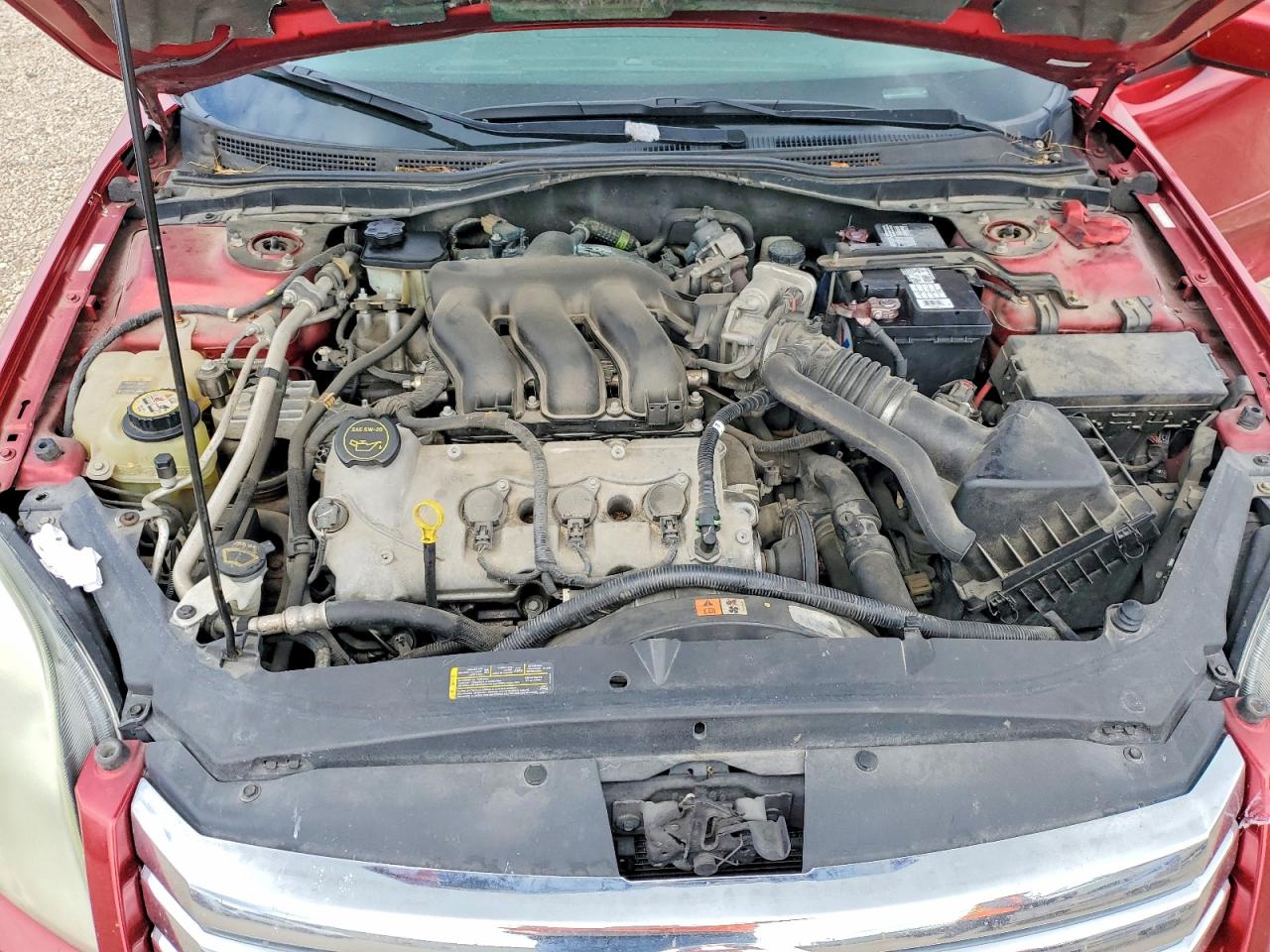 2009 Ford Fusion Sel Maroon vin: 3FAHP08189R163347