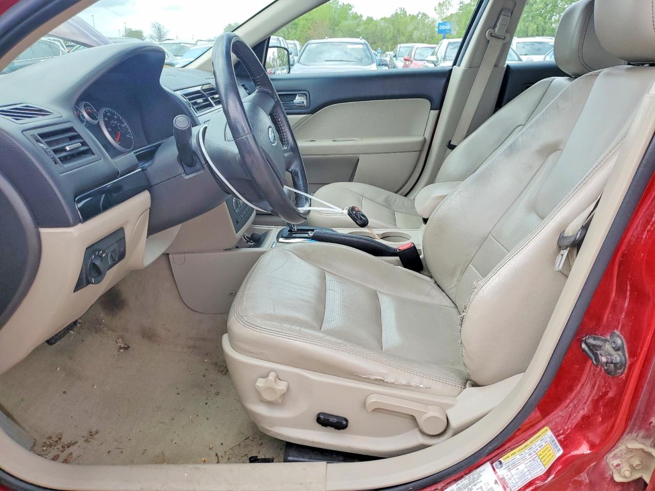 2009 Ford Fusion Sel Maroon vin: 3FAHP08189R163347