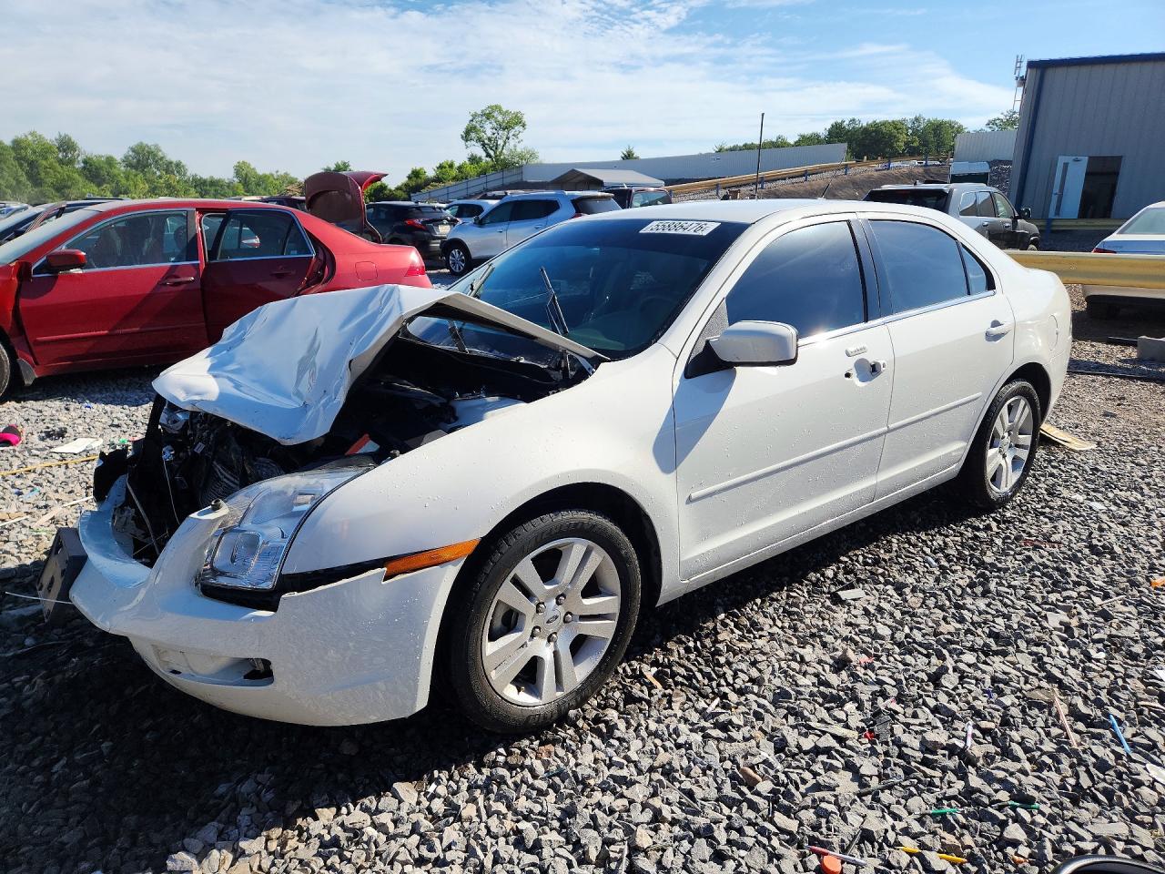 2009 Ford Fusion Sel White vin: 3FAHP08189R191147