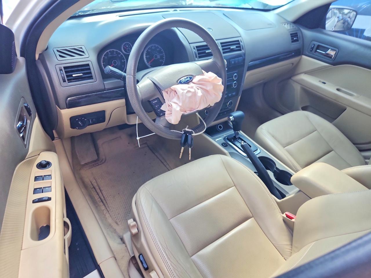 2009 Ford Fusion Sel Белый vin: 3FAHP08189R191147