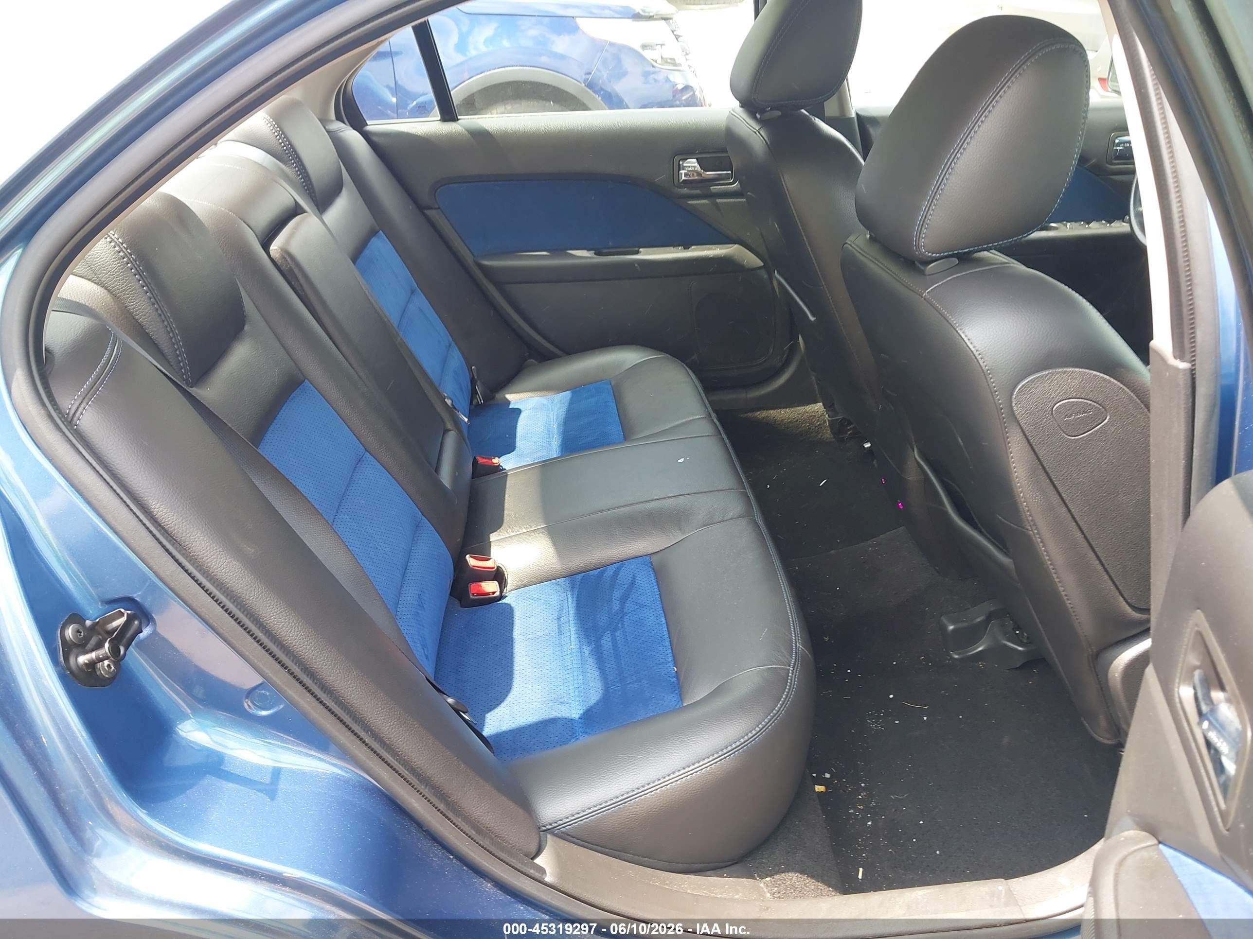 2009 Ford Fusion Sel Light Blue vin: 3FAHP08189R192461