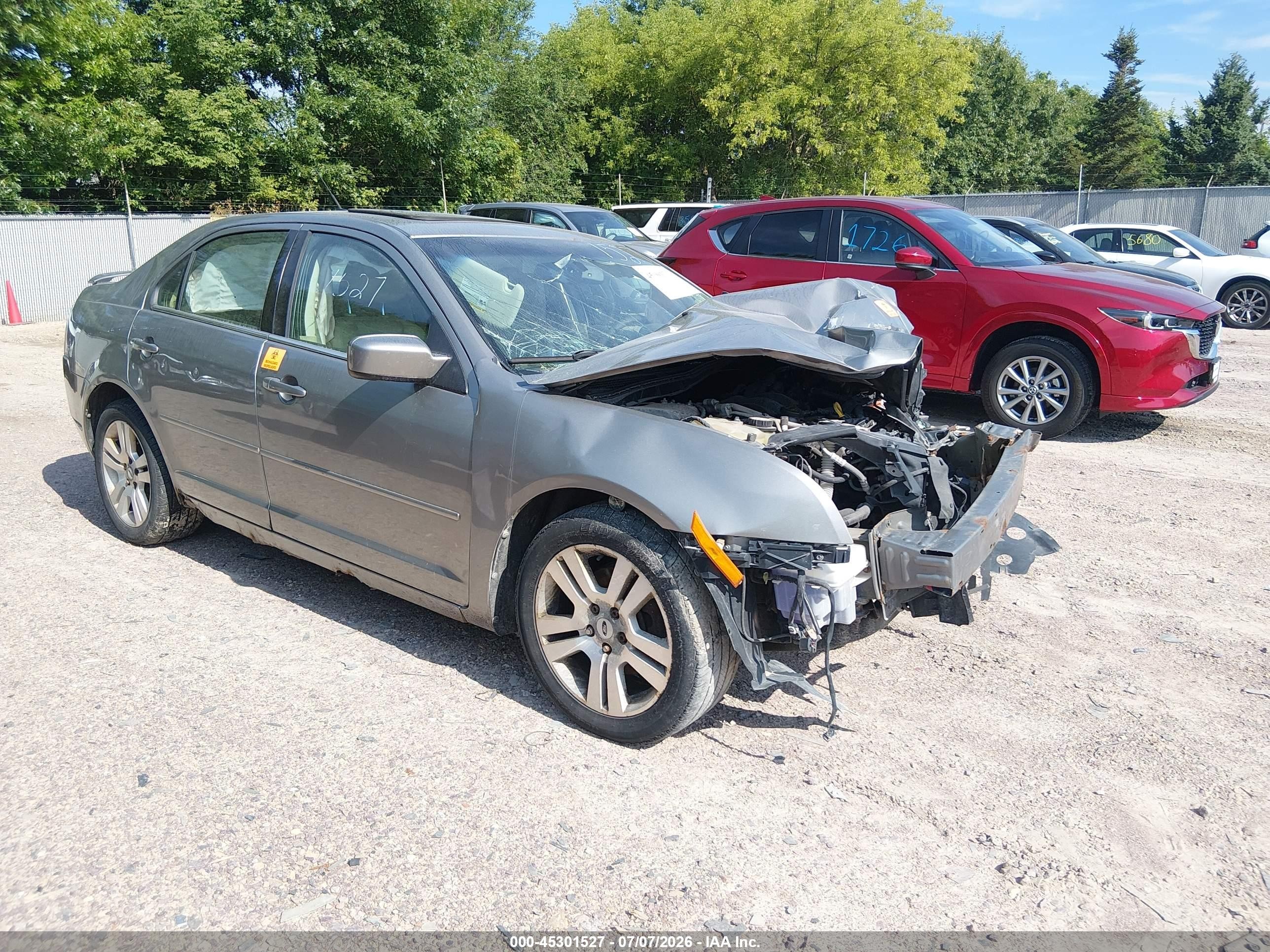 2009 Ford Fusion Sel Gray vin: 3FAHP08189R215060